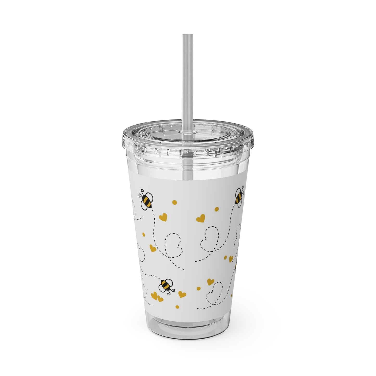 Bees - Sunsplash Tumbler with Straw, 16oz