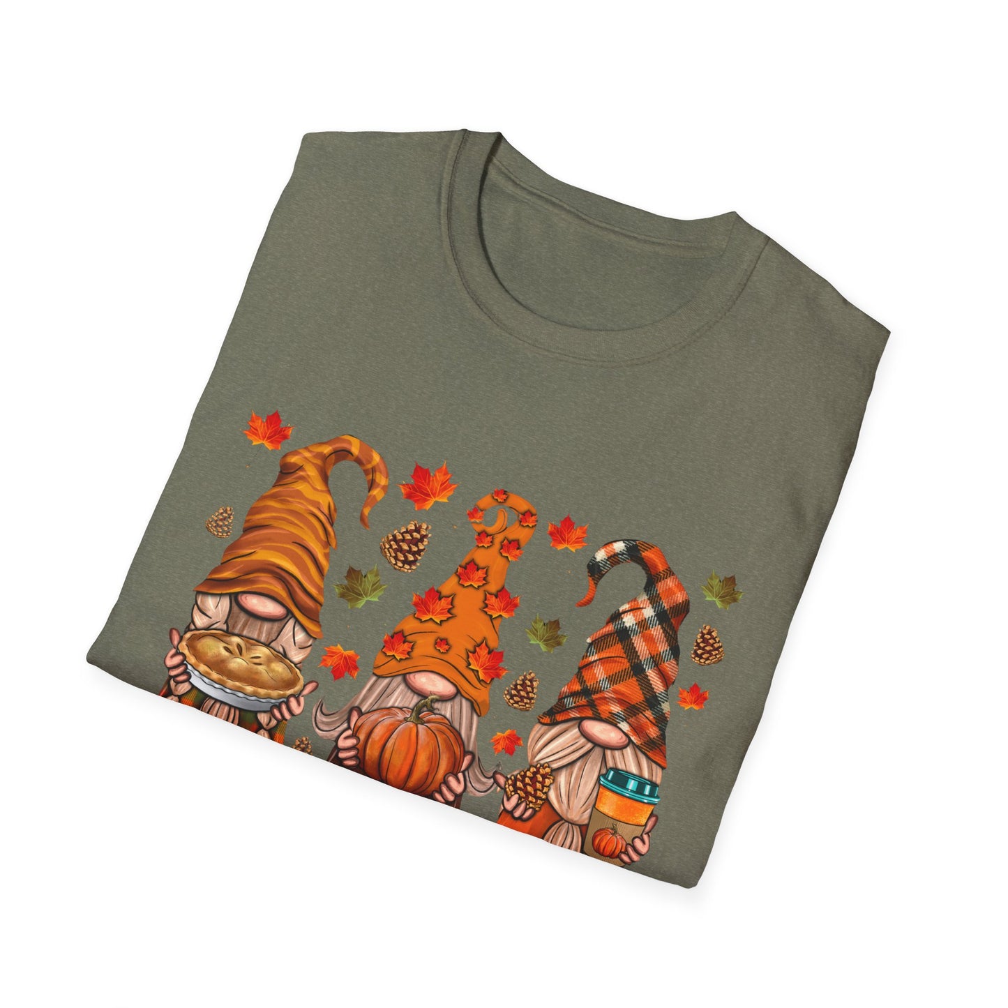 Thanksgiving Gnomes - Unisex Softstyle T-Shirt