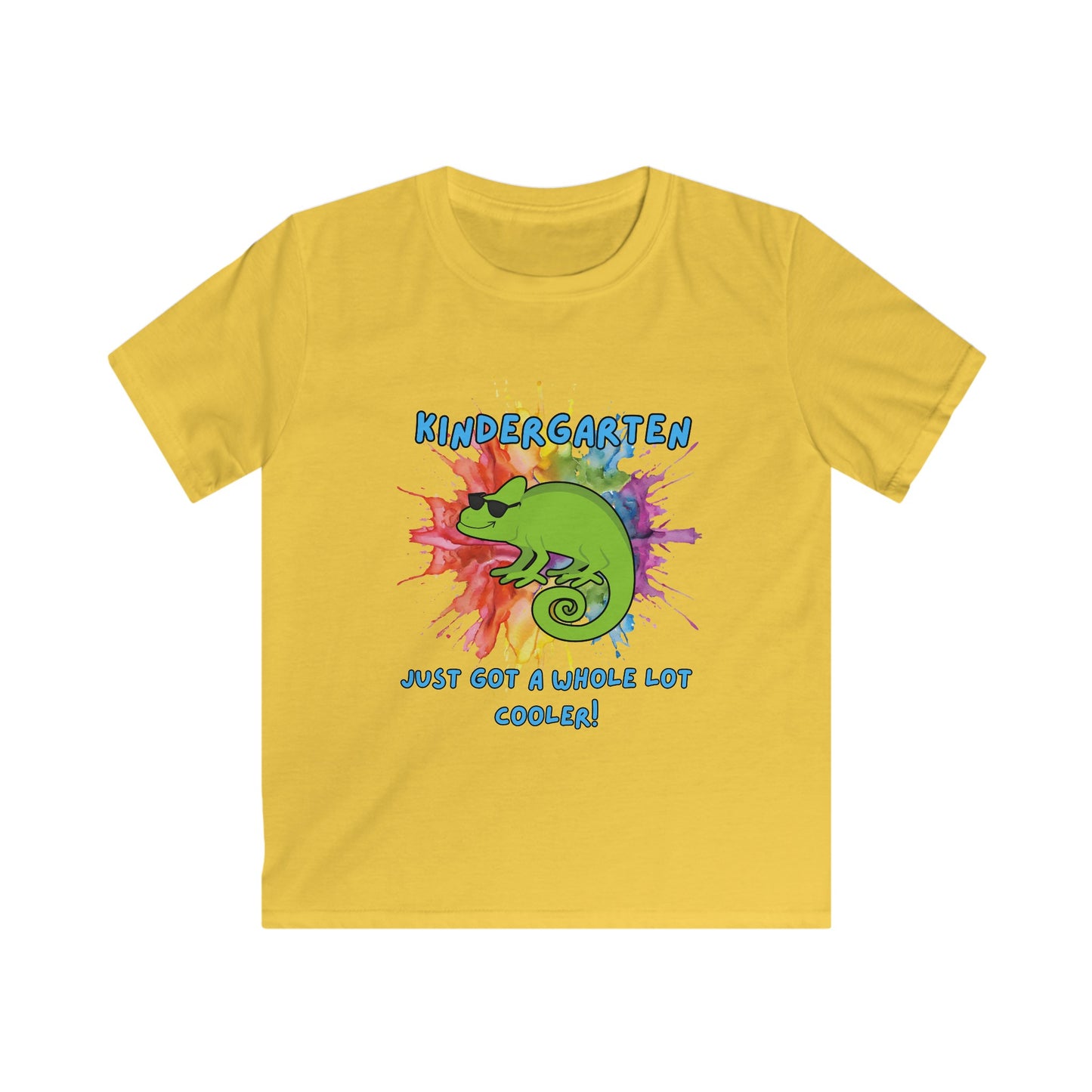 Kindergarten Chameleon - Kids Softstyle Tee