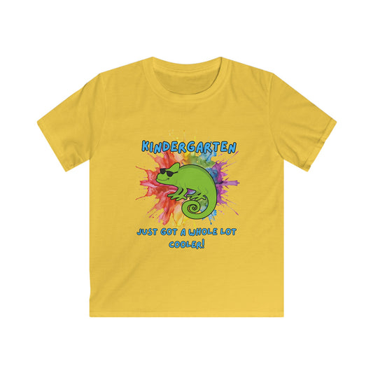 Kindergarten Chameleon - Kids Softstyle Tee