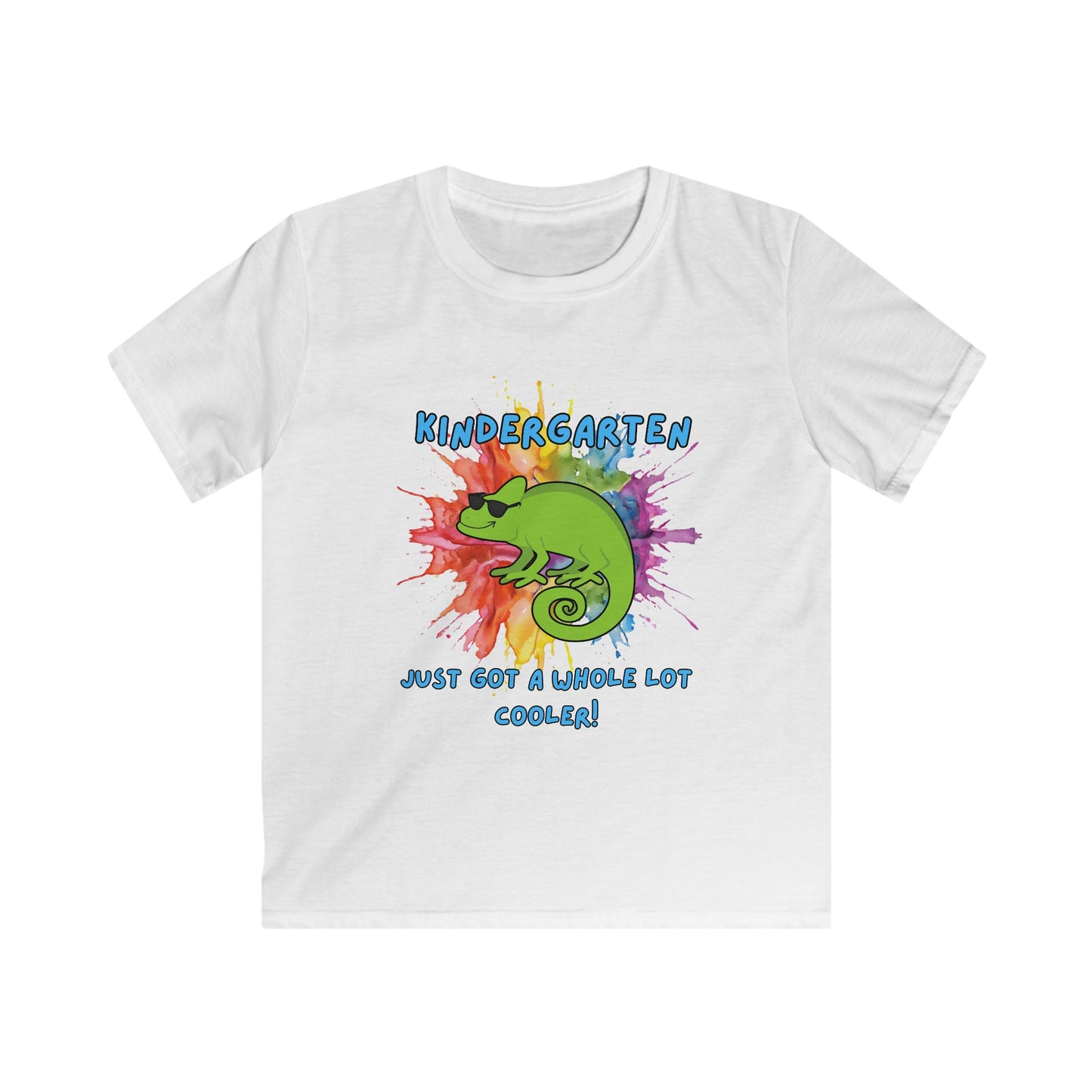 Kindergarten Chameleon - Kids Softstyle Tee