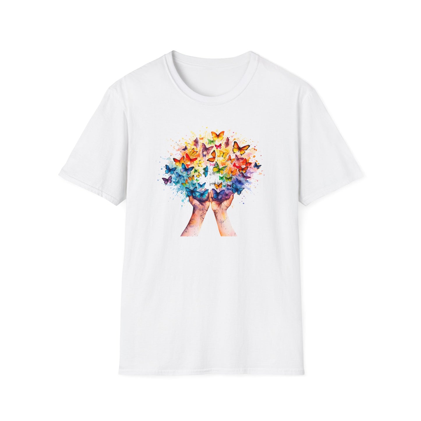 Let Go Butterflies - Unisex Softstyle T-Shirt