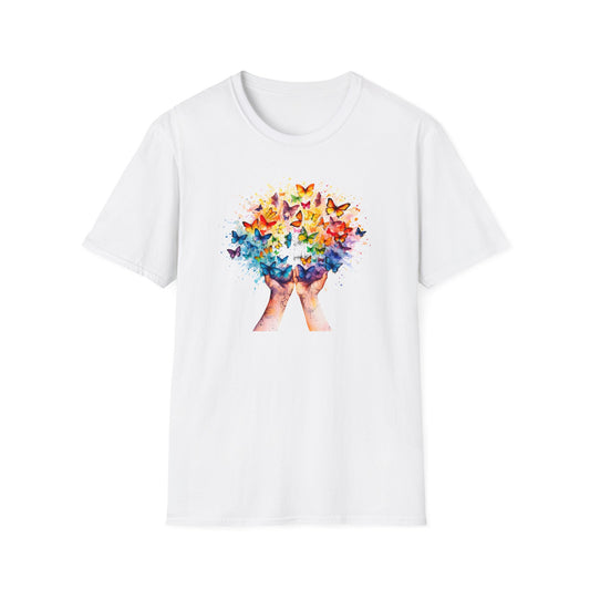 Let Go Butterflies - Unisex Softstyle T-Shirt