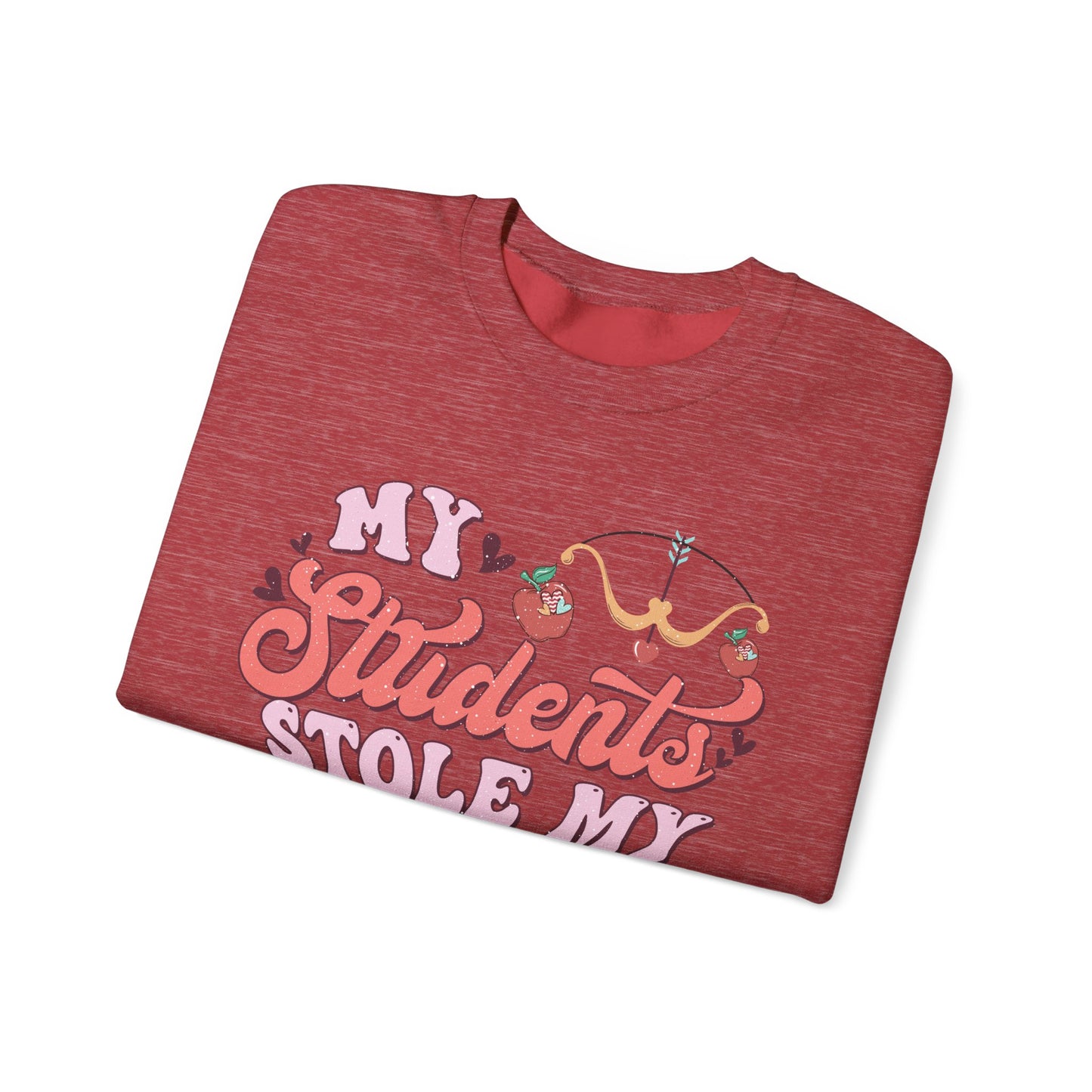 My Students Stole My Heart - Unisex Heavy Blend™ Crewneck Sweatshirt