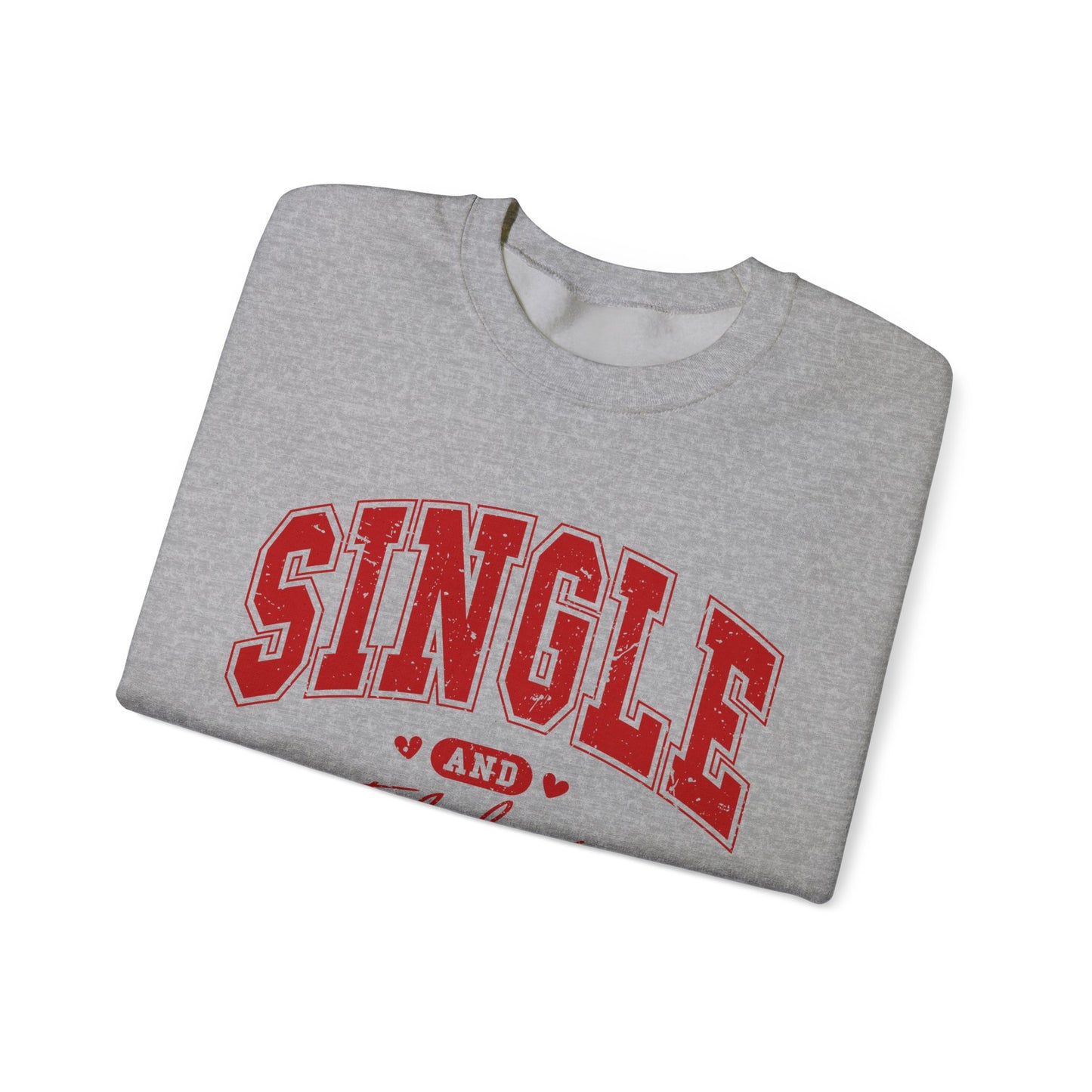 Single and Fabulous - Unisex Heavy Blend™ Crewneck Sweatshirt