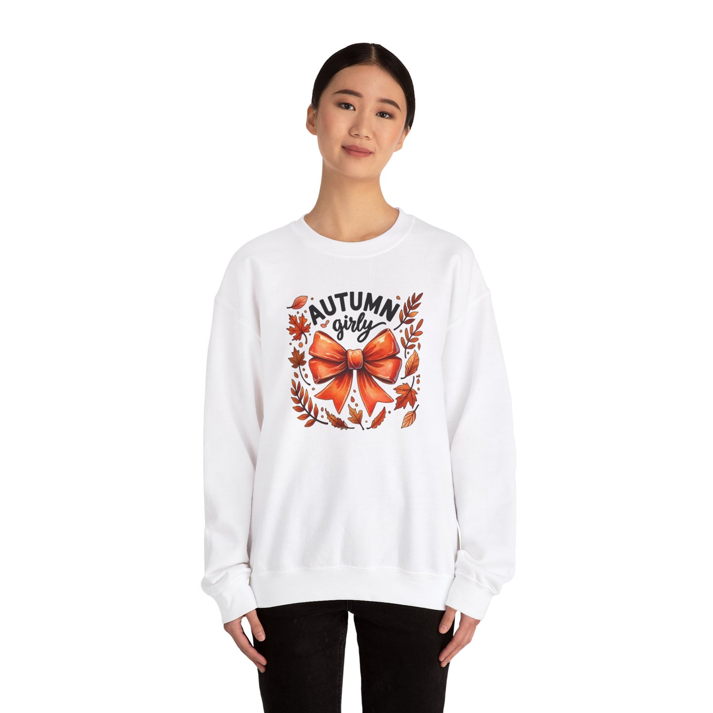 Autumn Girly - Unisex Heavy Blend™ Crewneck Sweatshirt