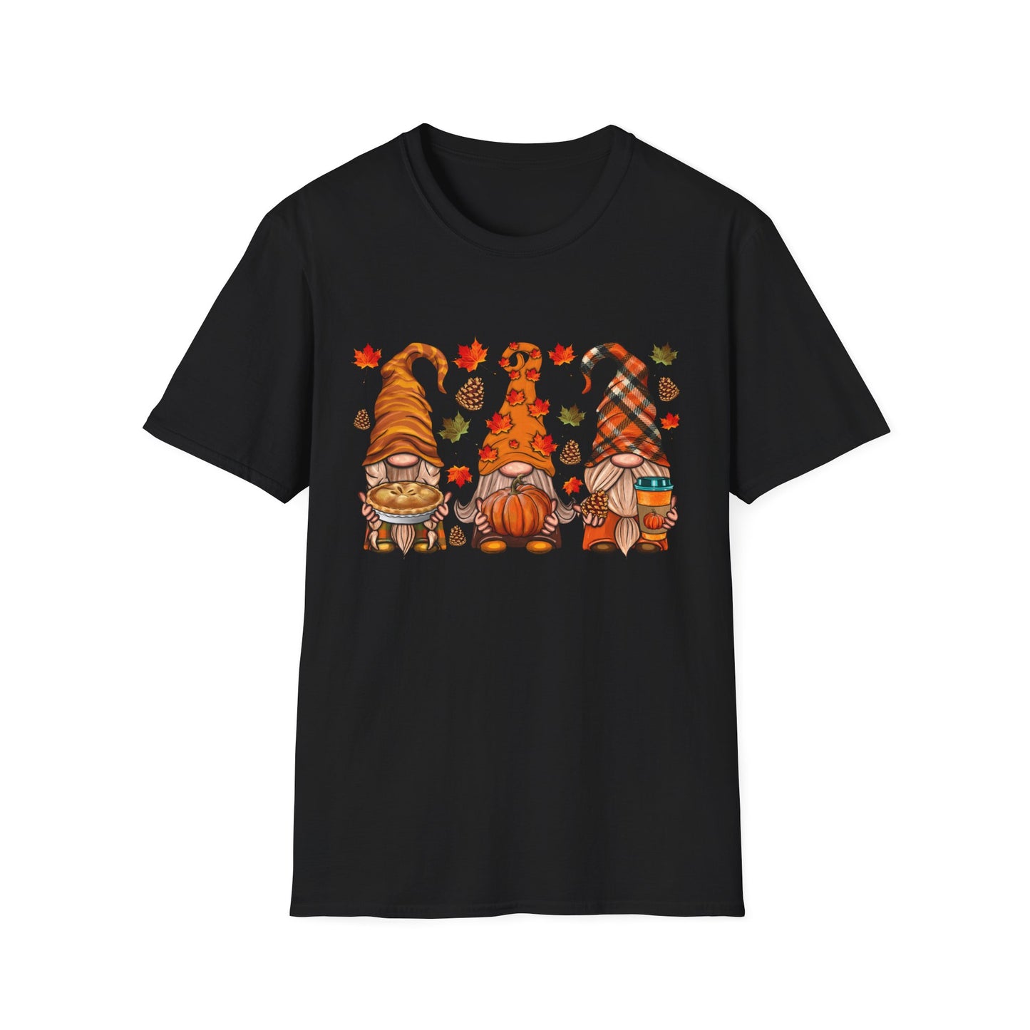 Thanksgiving Gnomes - Unisex Softstyle T-Shirt