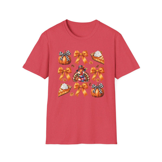 Thanksgiving Coquette - Unisex Softstyle T-Shirt