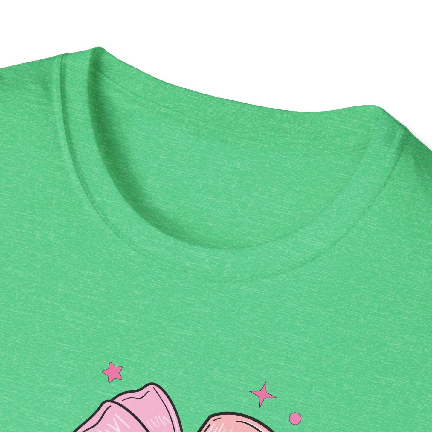 Pencil with Bow - Unisex Softstyle T-Shirt