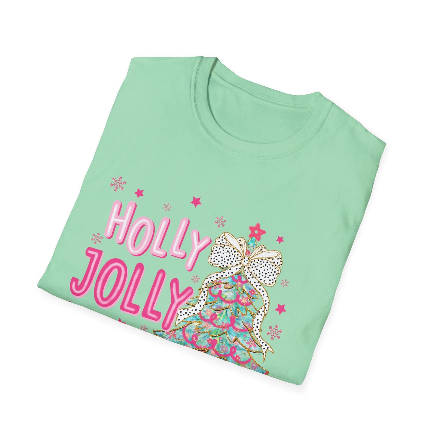 Holly Jolly - Unisex Softstyle T-Shirt