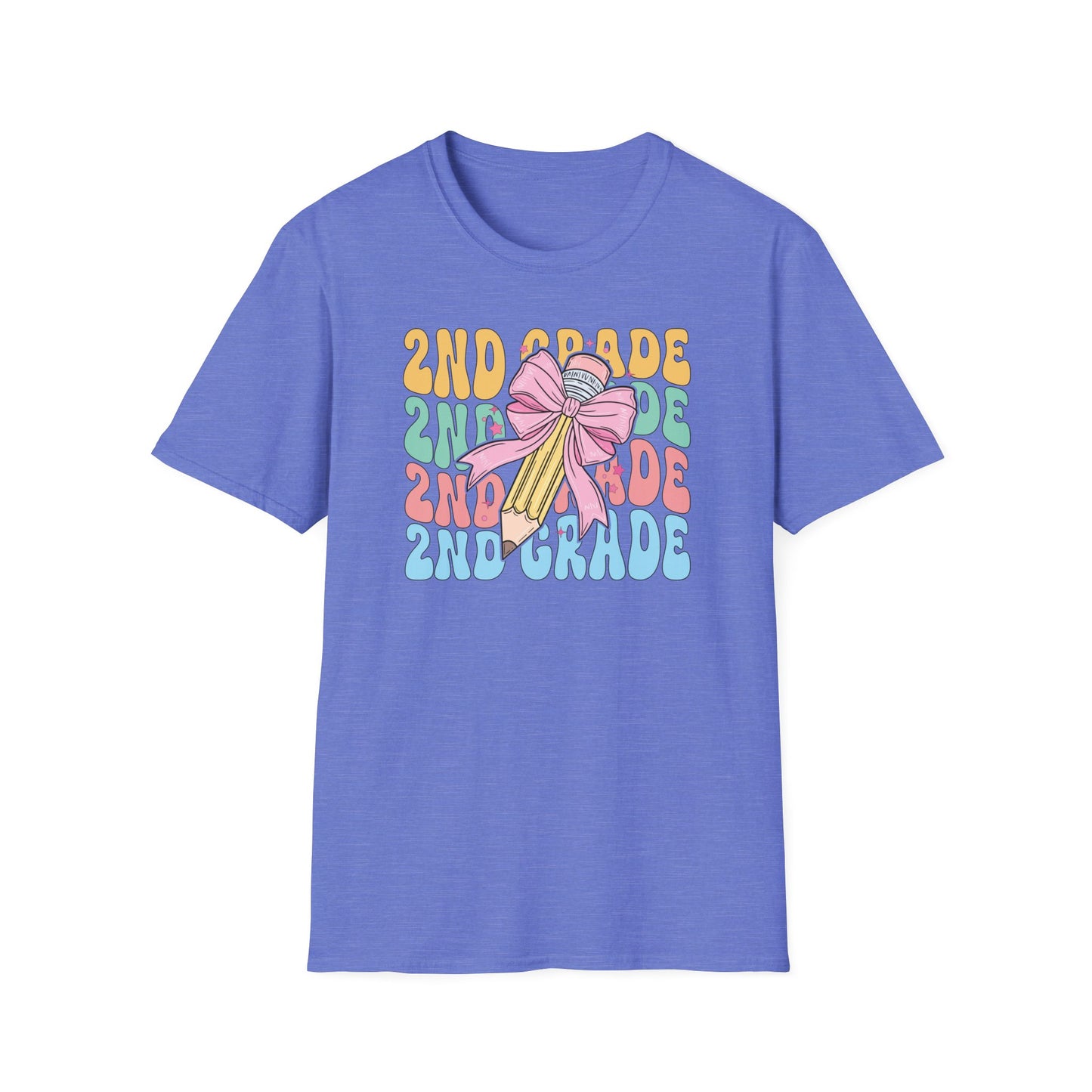 2nd Grade Pencil - Unisex Softstyle T-Shirt