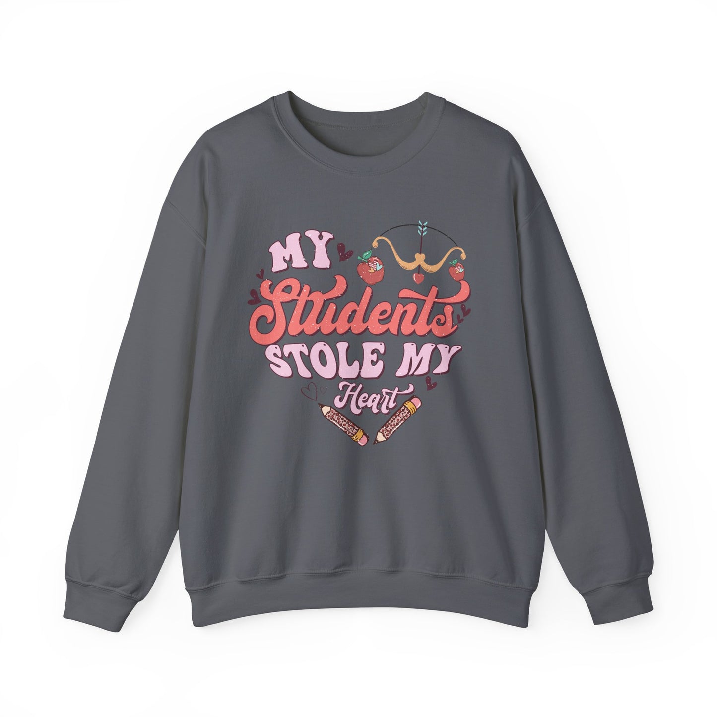 My Students Stole My Heart - Unisex Heavy Blend™ Crewneck Sweatshirt