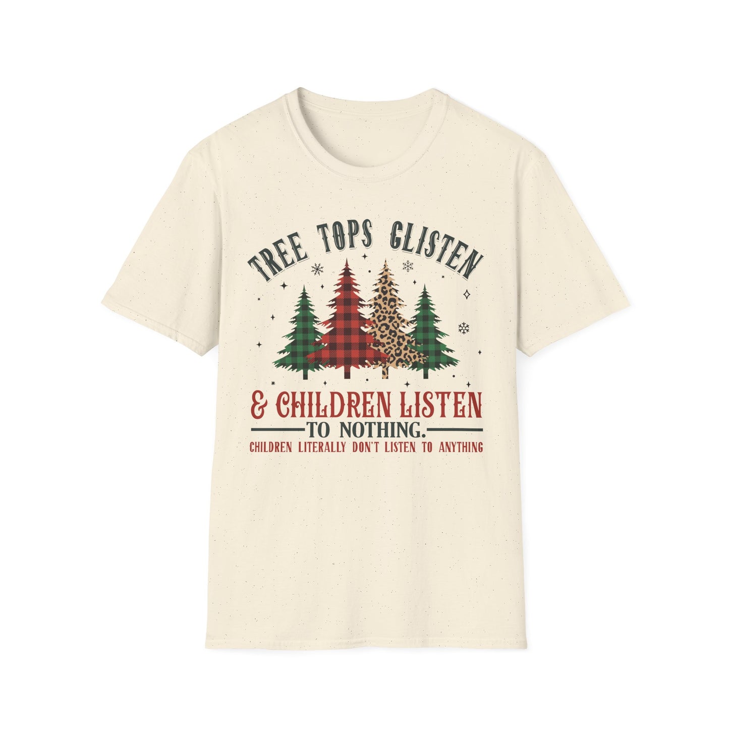 Treetops Glisten - Unisex Softstyle T-Shirt