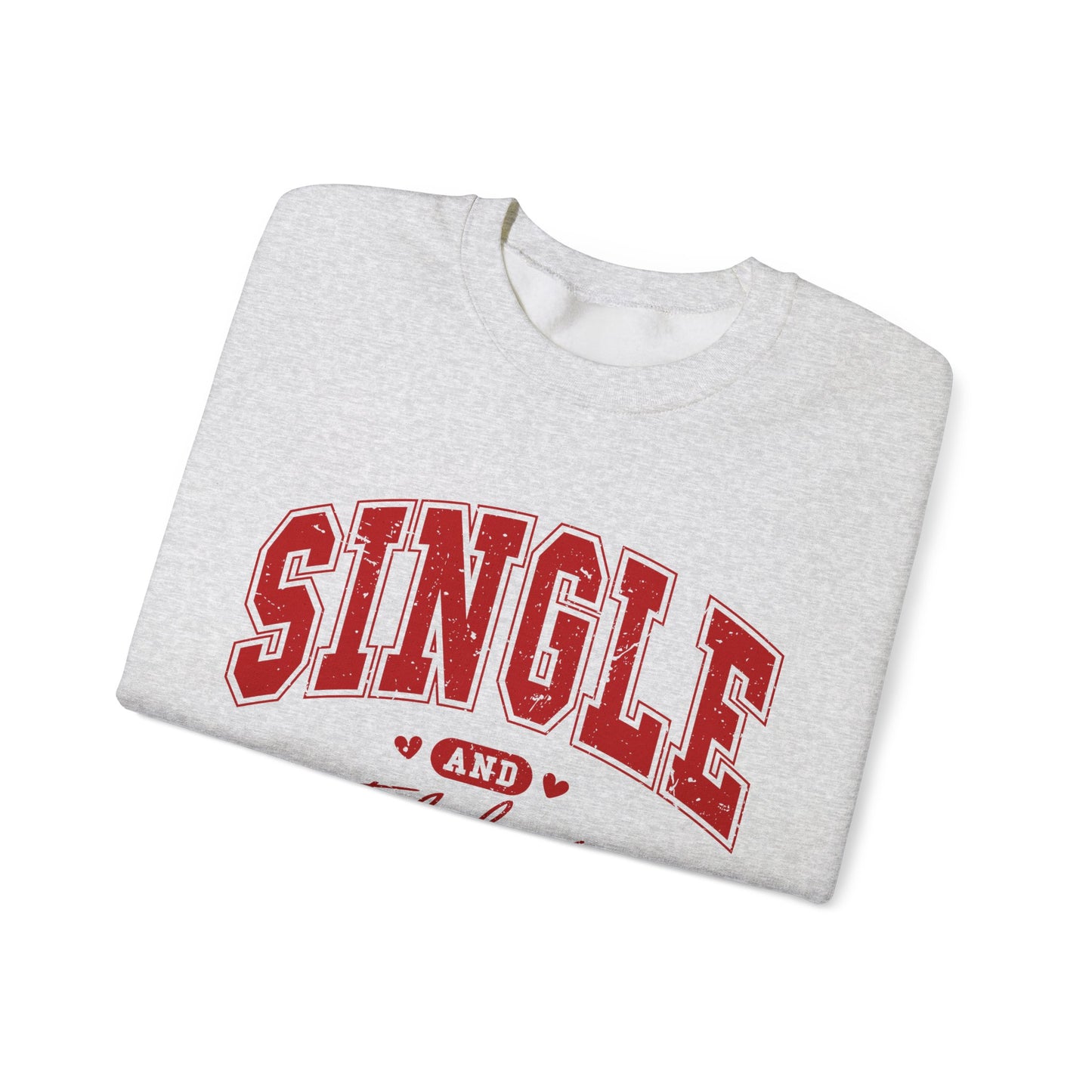 Single and Fabulous - Unisex Heavy Blend™ Crewneck Sweatshirt