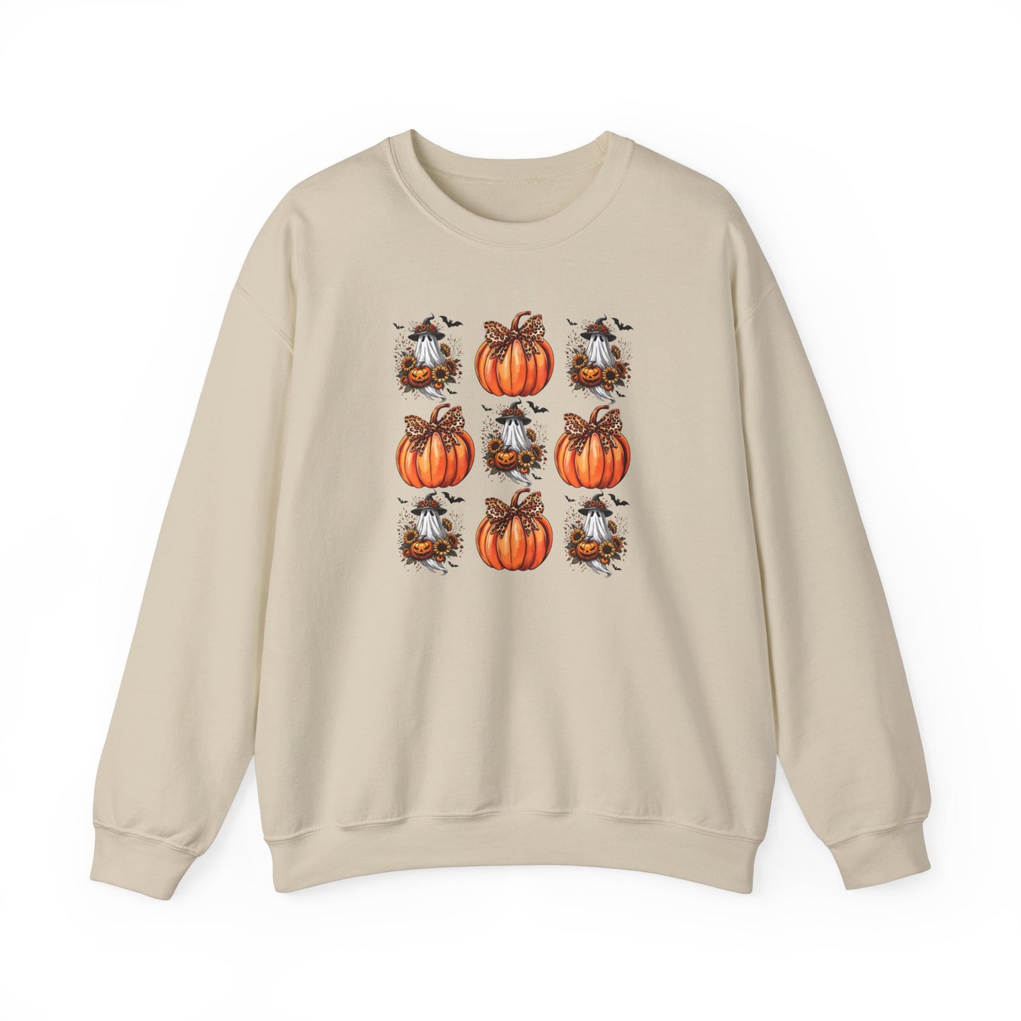 Ghost Pumpkin Coquette - Unisex Heavy Blend™ Crewneck Sweatshirt