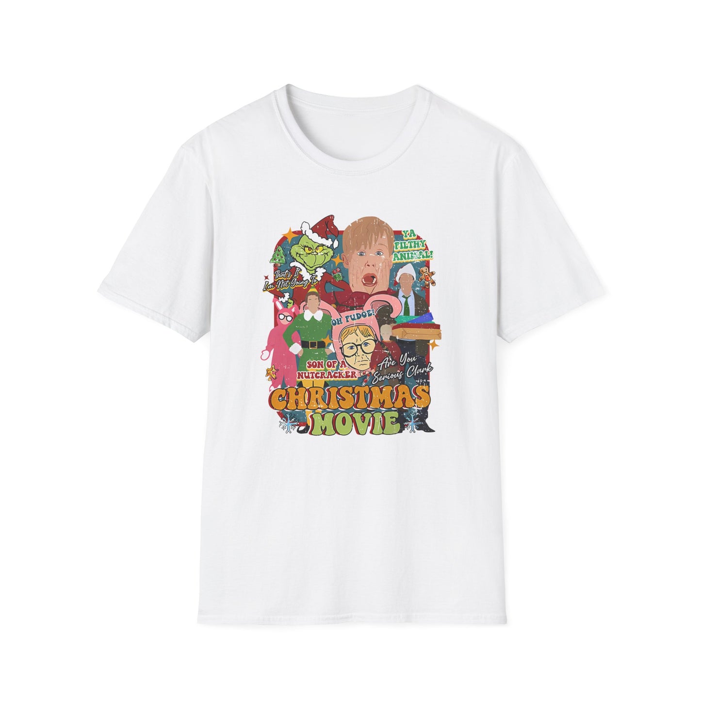 Christmas Movie - Unisex Softstyle T-Shirt