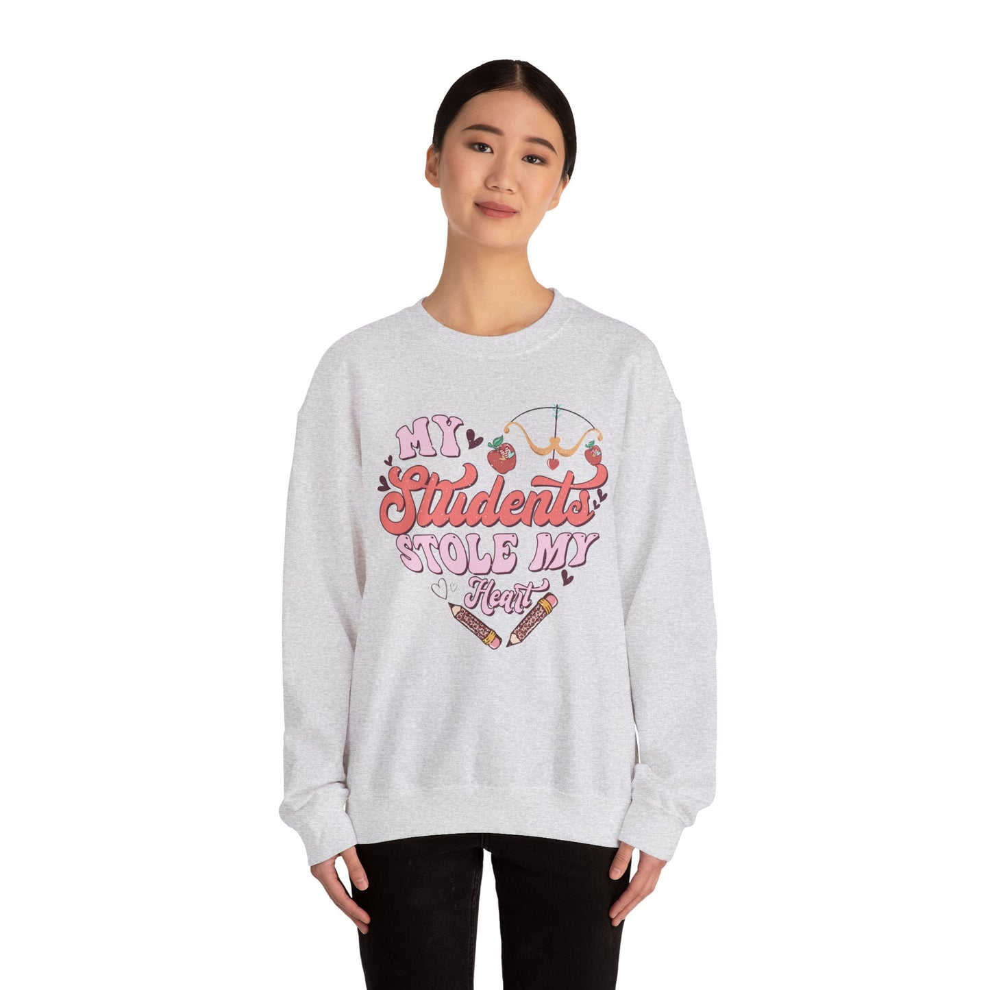 My Students Stole My Heart - Unisex Heavy Blend™ Crewneck Sweatshirt