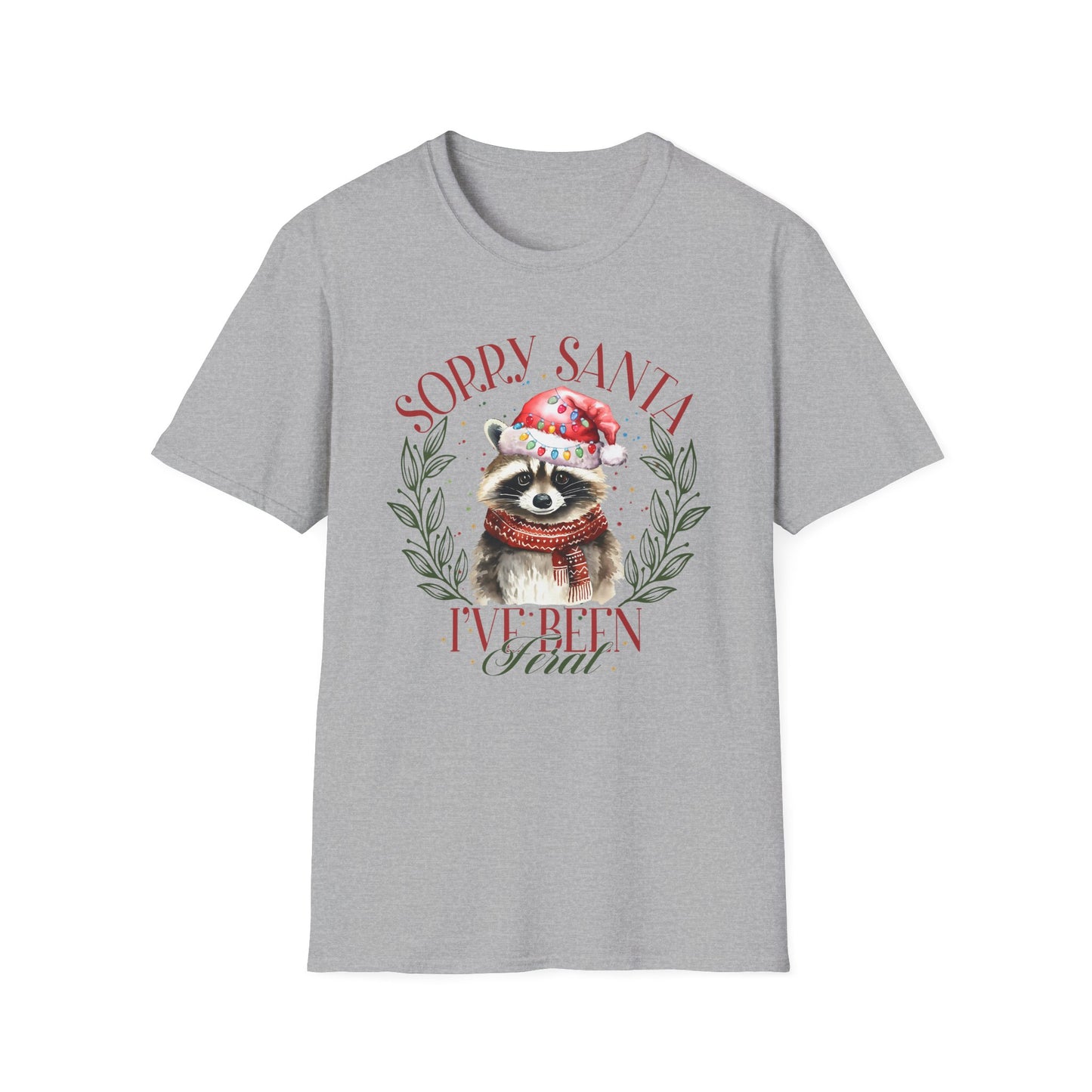 Sorry Santa I've Been Feral - Unisex Softstyle T-Shirt