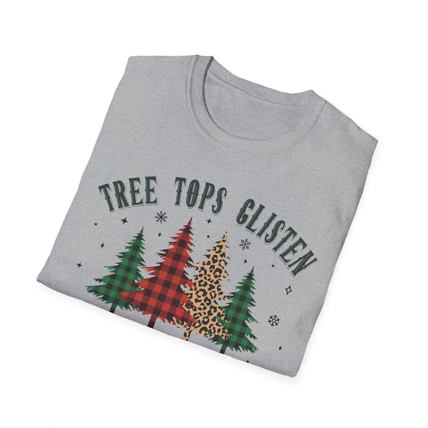 Treetops Glisten - Unisex Softstyle T-Shirt