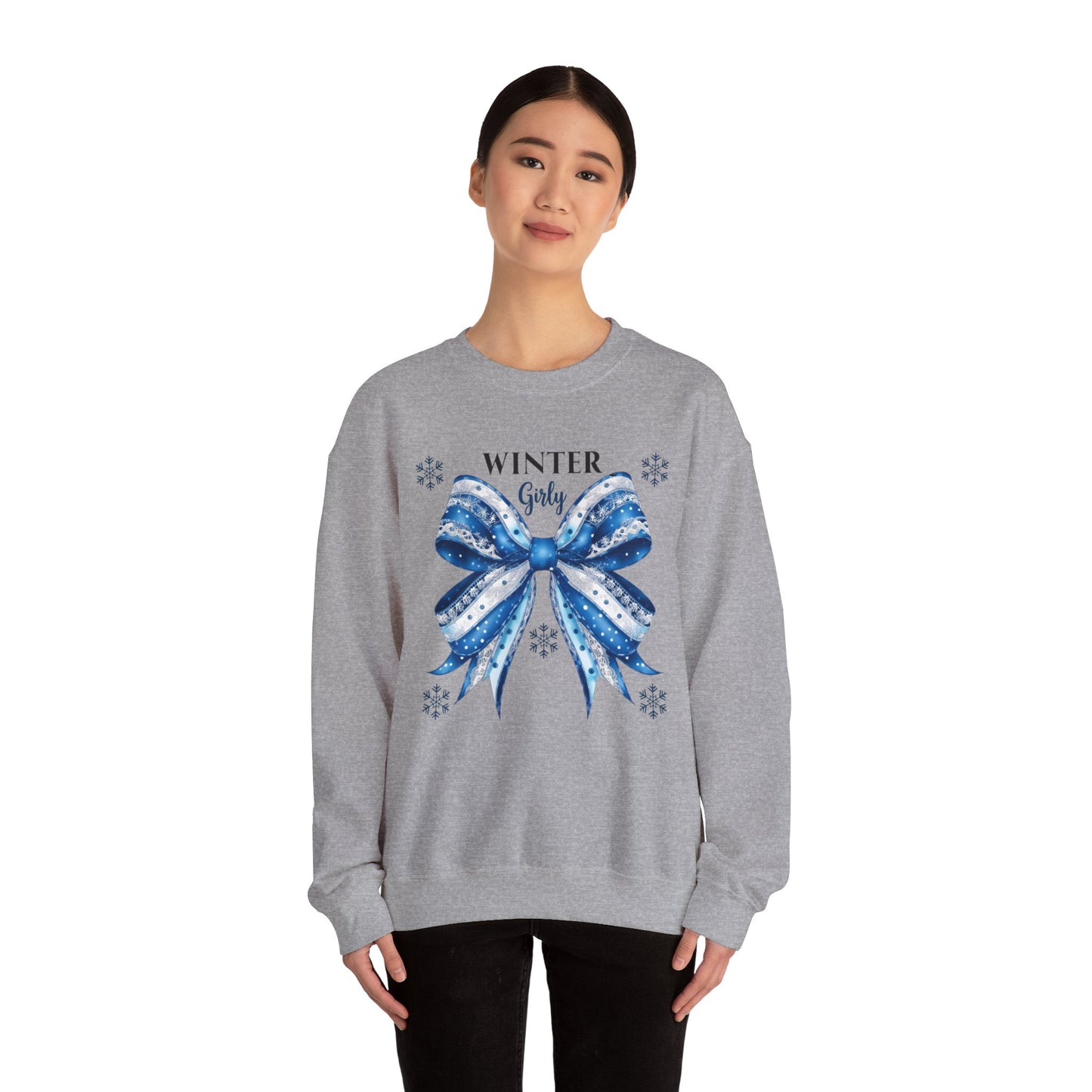 Winter Girly - Unisex Heavy Blend™ Crewneck Sweatshirt