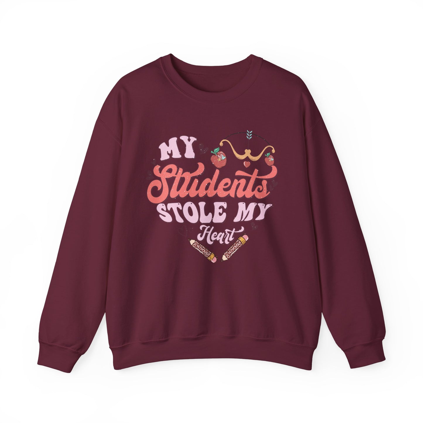 My Students Stole My Heart - Unisex Heavy Blend™ Crewneck Sweatshirt