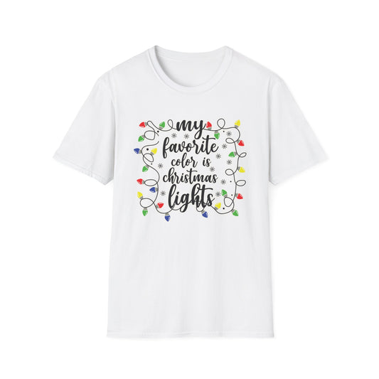 Christmas Lights - Unisex Softstyle T-Shirt