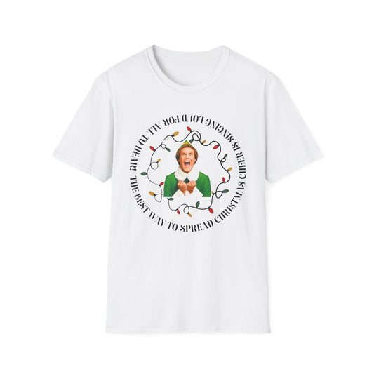 Elf Christmas Cheer - Unisex Softstyle T-Shirt