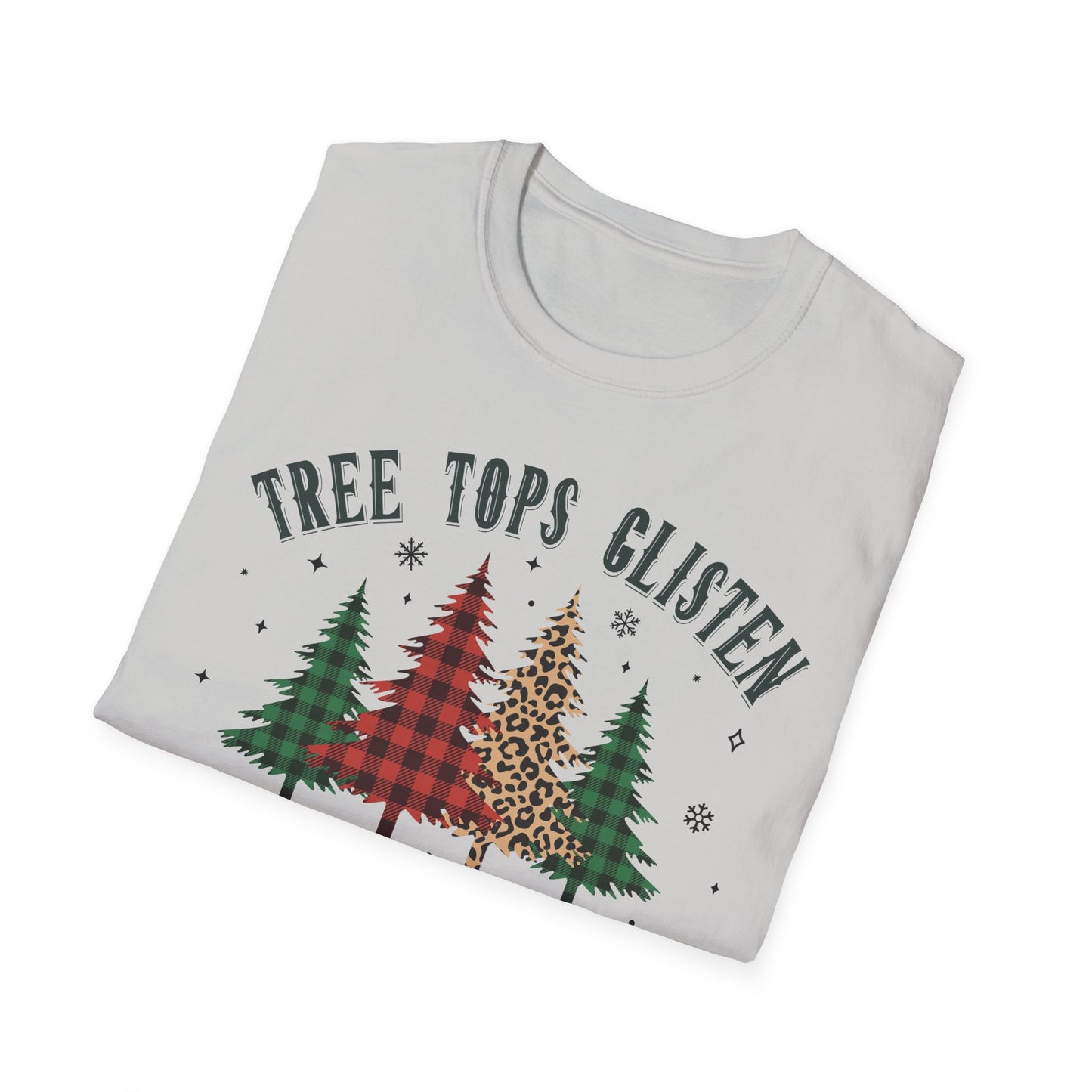 Treetops Glisten - Unisex Softstyle T-Shirt