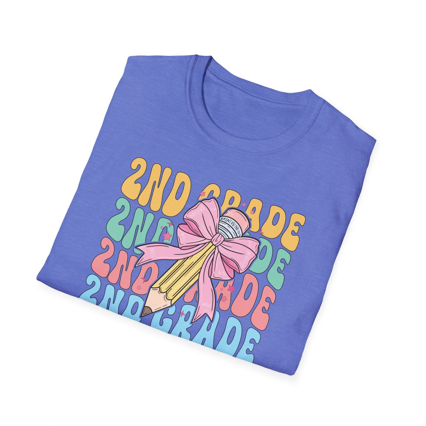 2nd Grade Pencil - Unisex Softstyle T-Shirt