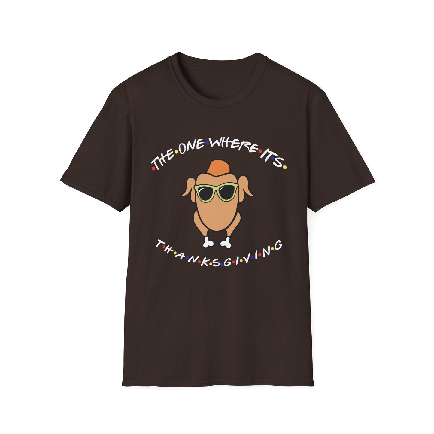 Friends Thanksgiving - Unisex Softstyle T-Shirt