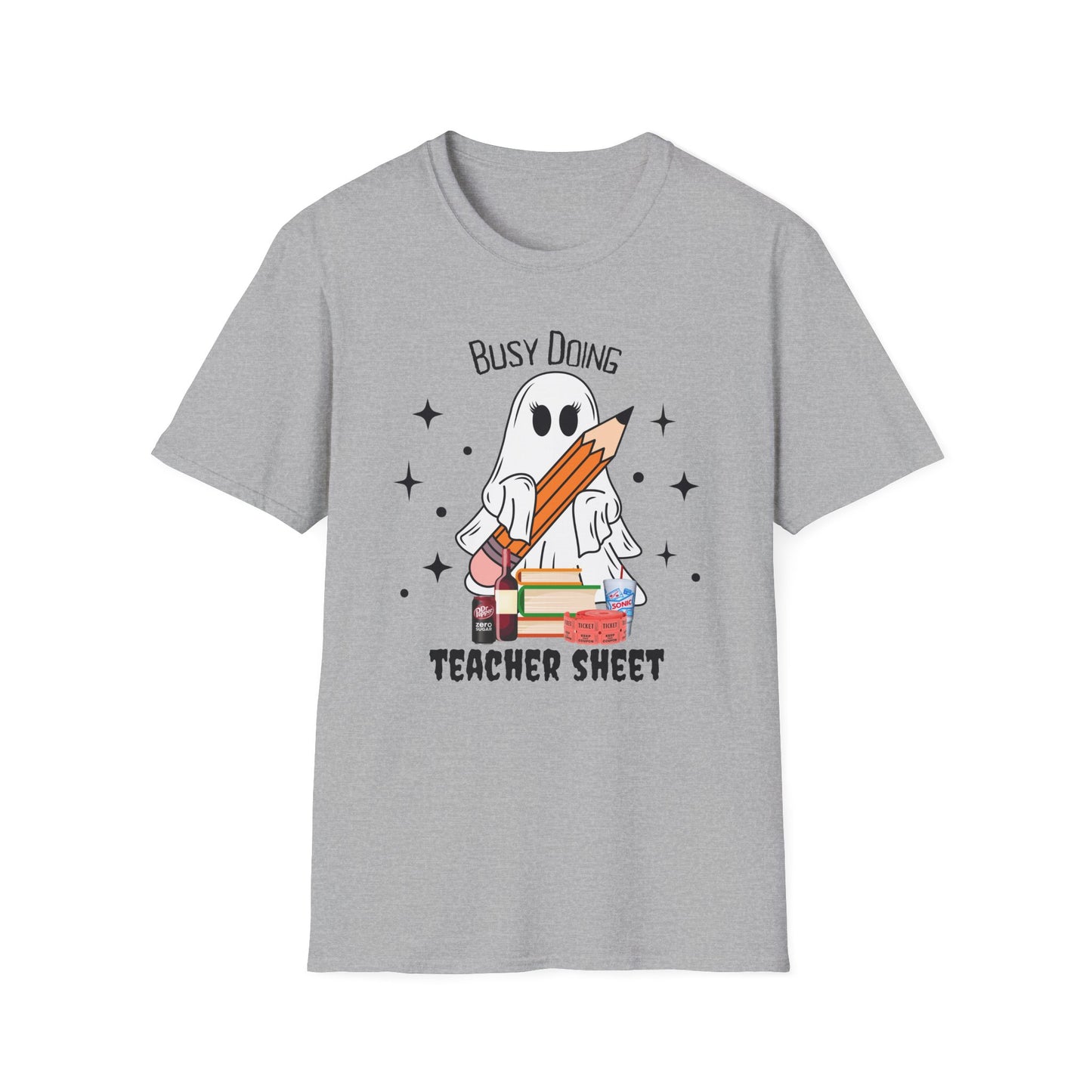 K & L's Teacher Sheet - Unisex Softstyle T-Shirt