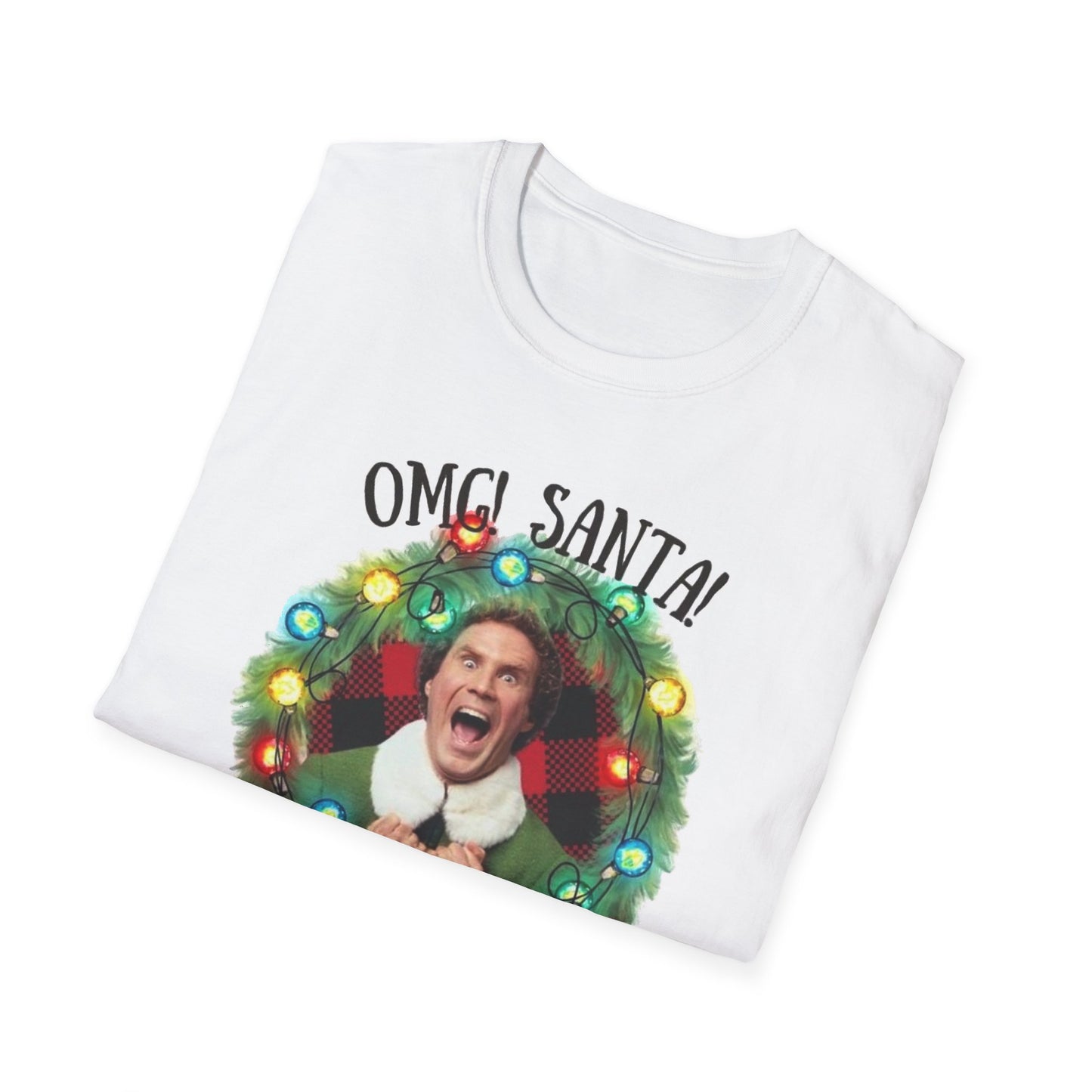 OMG Santa!! - Unisex Softstyle T-Shirt