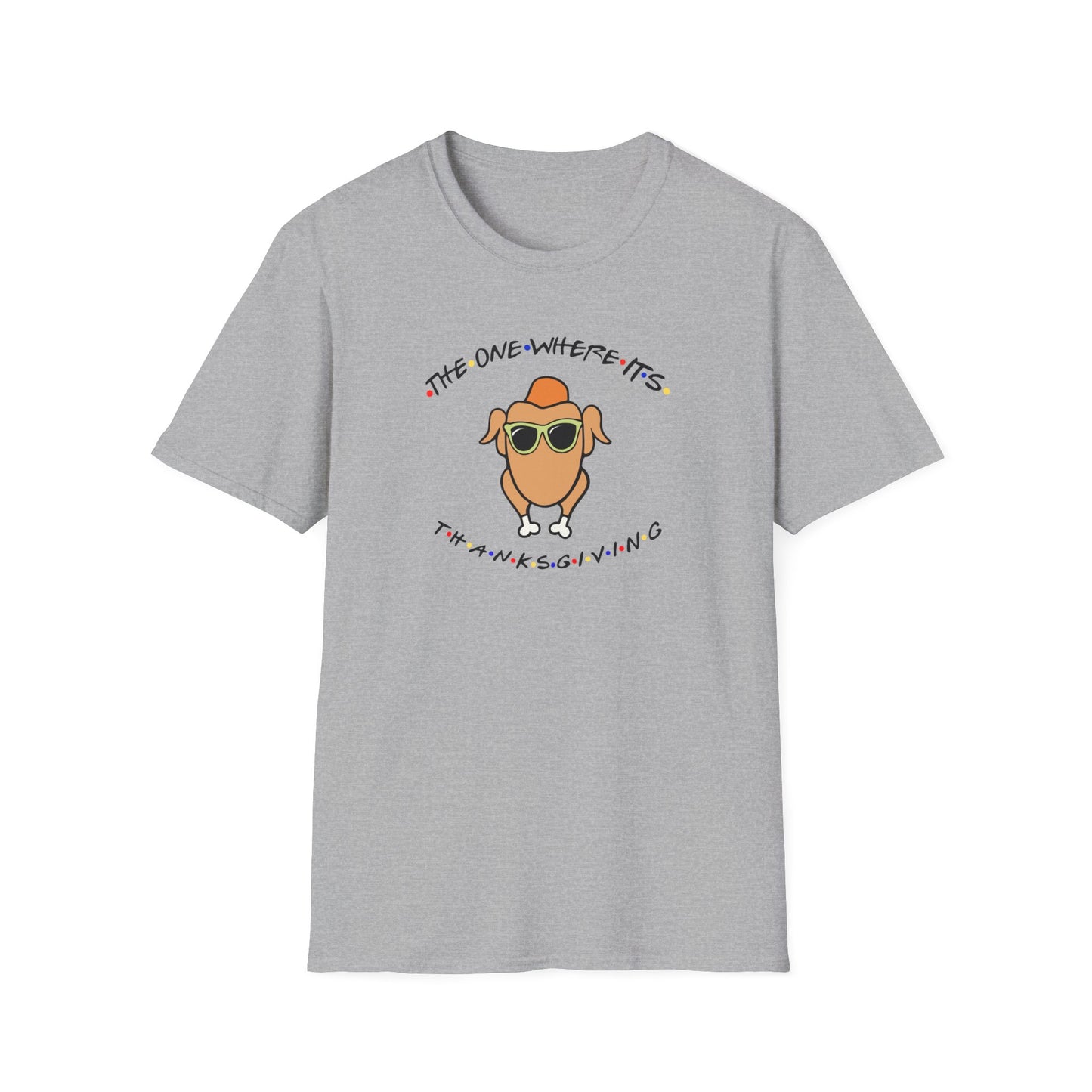 Friends Thanksgiving - Unisex Softstyle T-Shirt