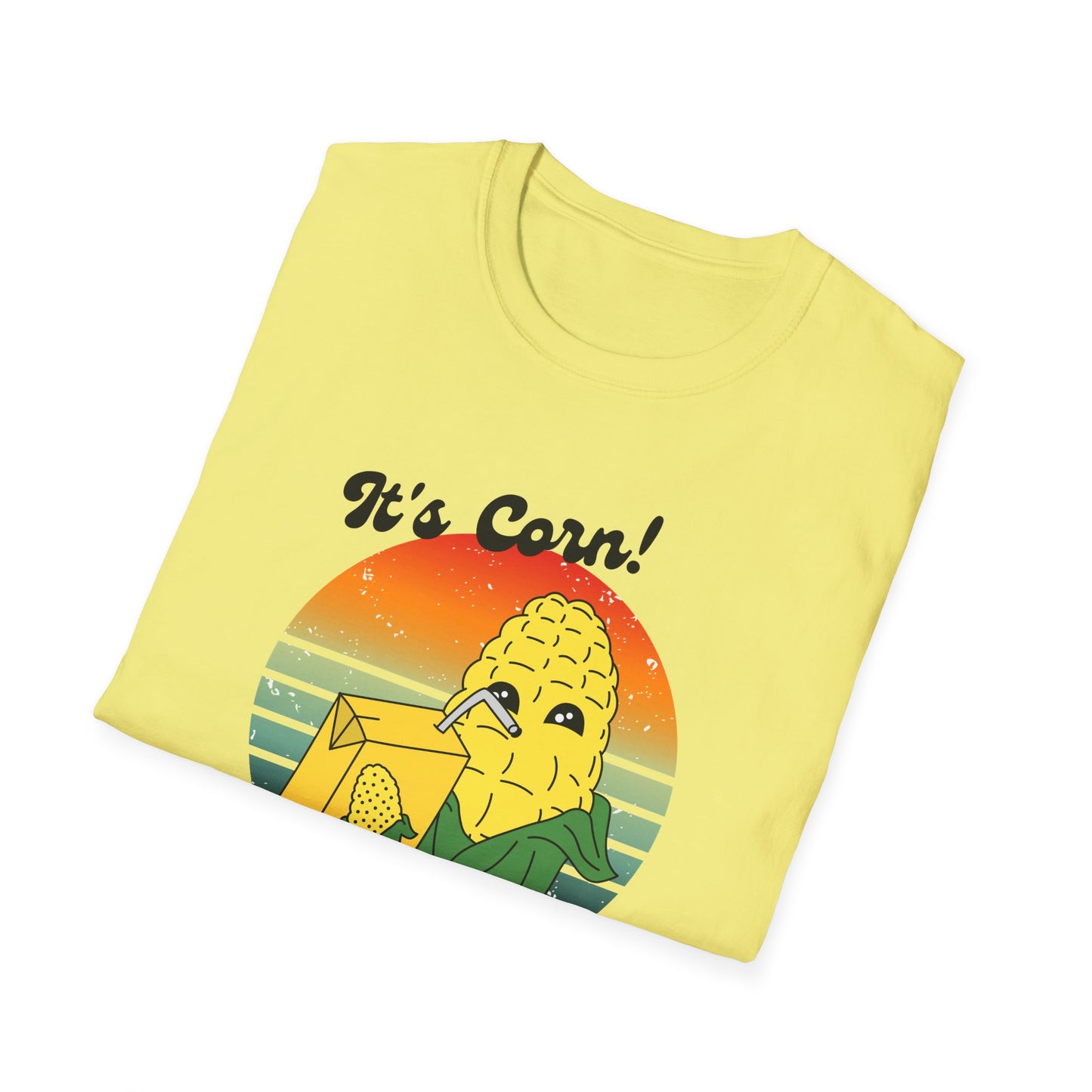 Corn-Inspired Graphic Tee, Fun Unisex T-Shirt, Perfect for Summer BBQs, Gift for Vegetables Lovers, Funny Foodie Shirt