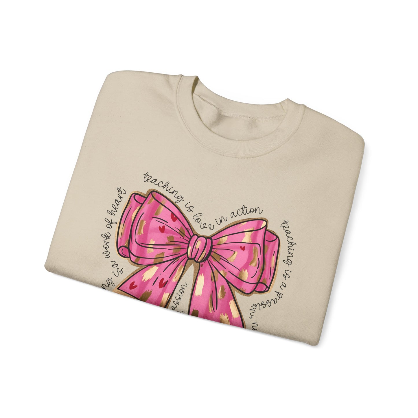 Teaching is Love in Action - Unisex Heavy Blend™ Crewneck Sweatshirt