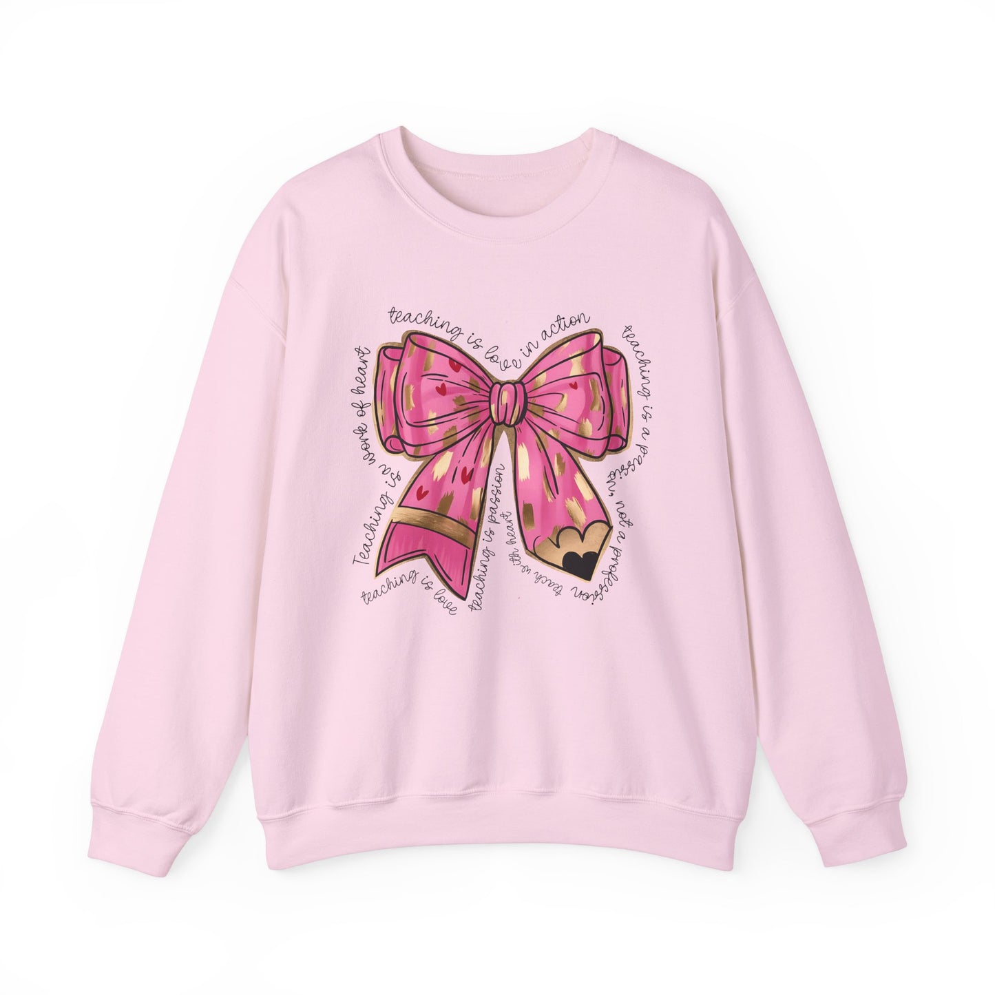 Teaching is Love in Action - Unisex Heavy Blend™ Crewneck Sweatshirt