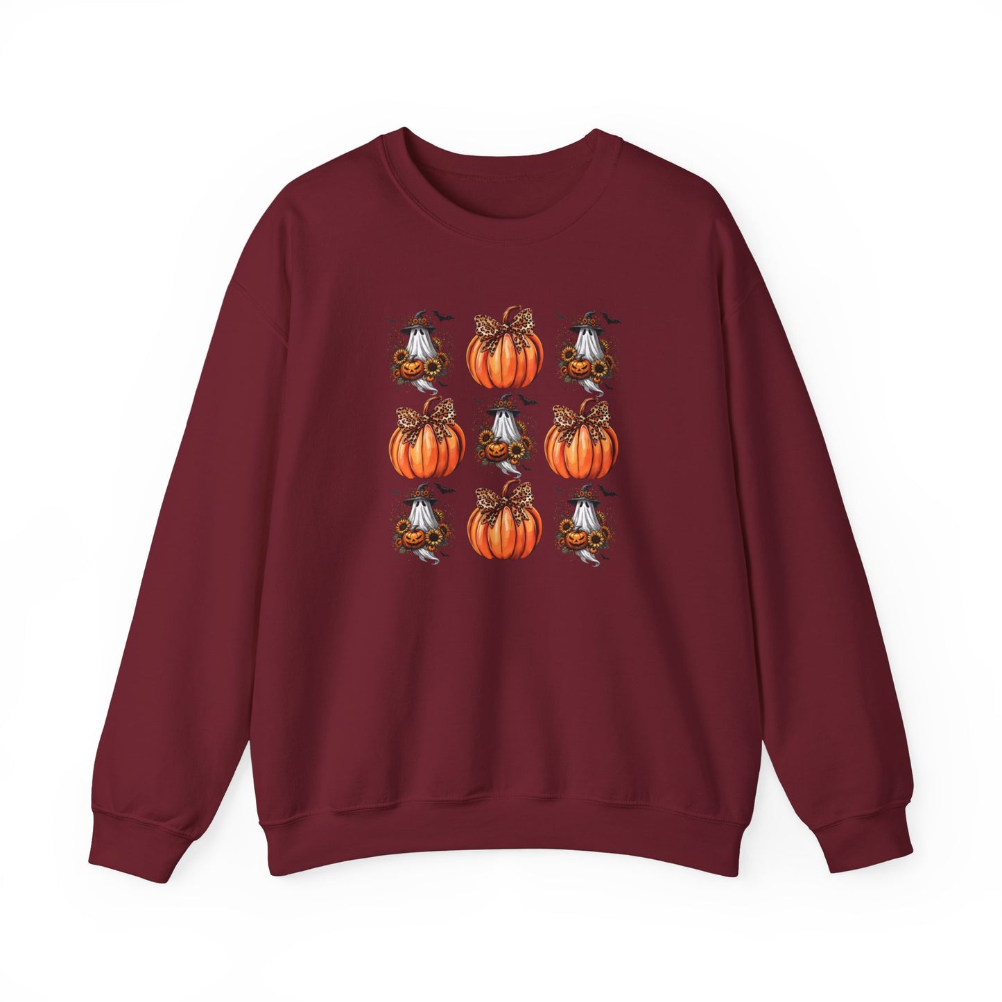 Ghost Pumpkin Coquette - Unisex Heavy Blend™ Crewneck Sweatshirt