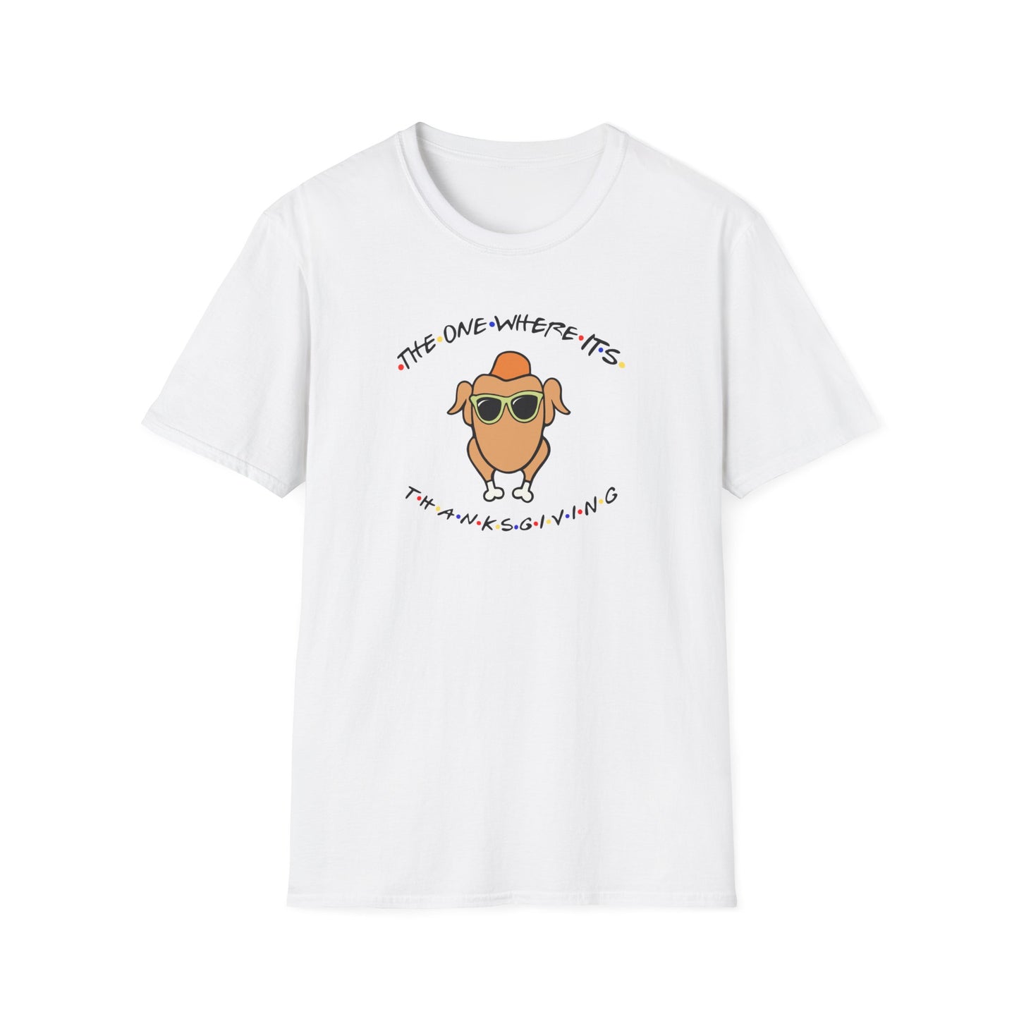 Friends Thanksgiving - Unisex Softstyle T-Shirt