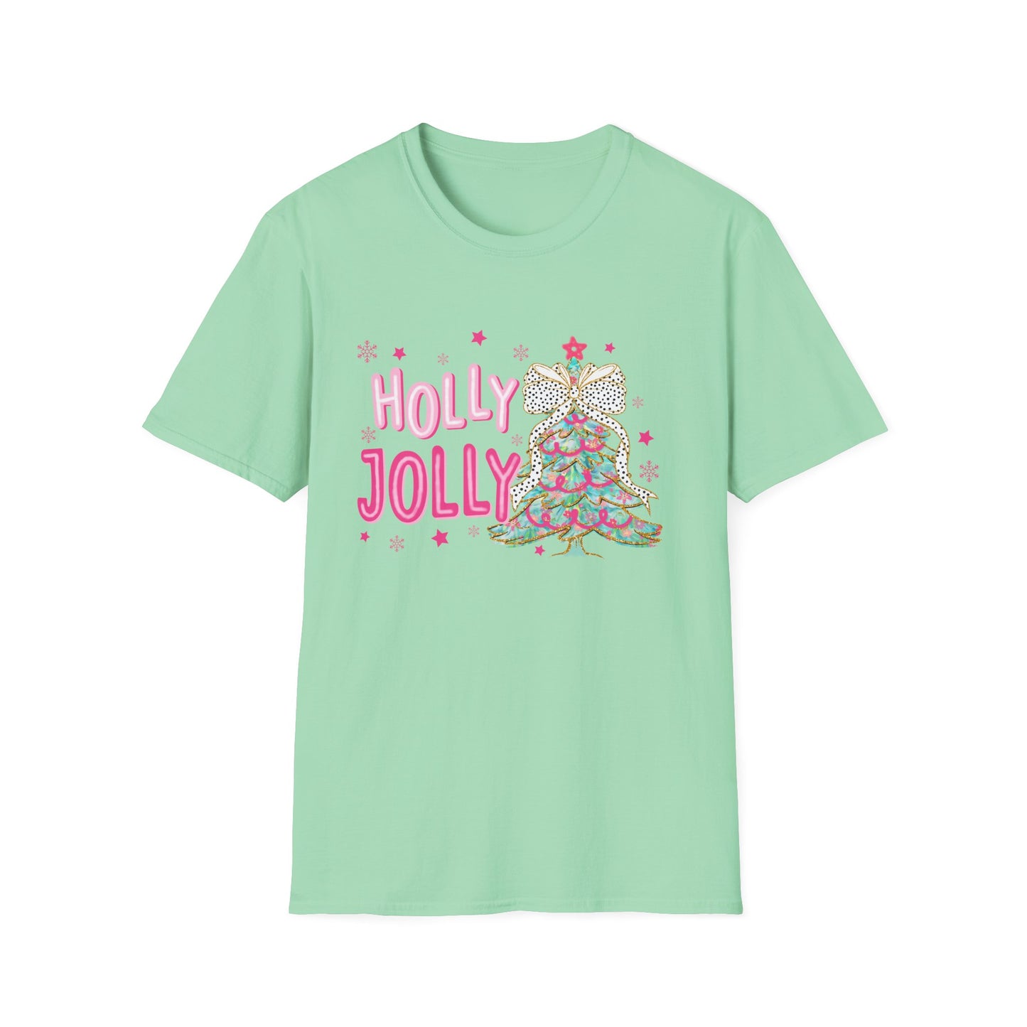 Holly Jolly - Unisex Softstyle T-Shirt