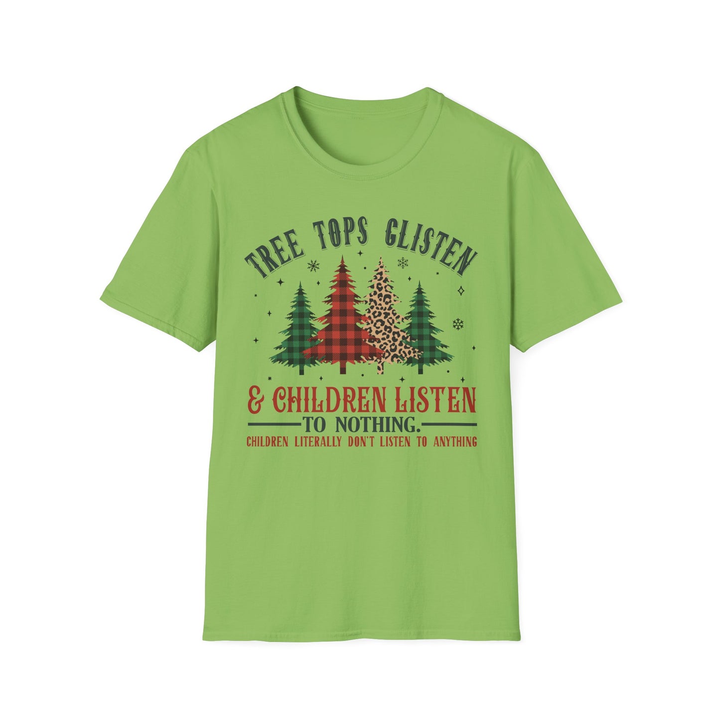 Treetops Glisten - Unisex Softstyle T-Shirt