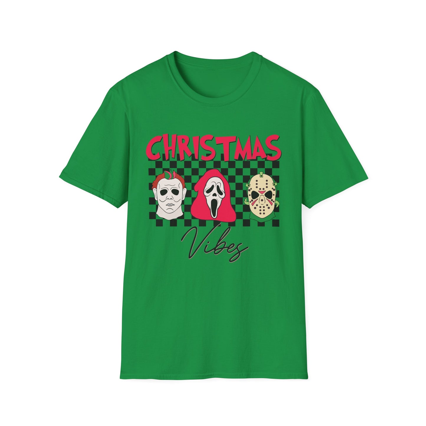 Horror Christmas Vibes - Unisex Softstyle T-Shirt