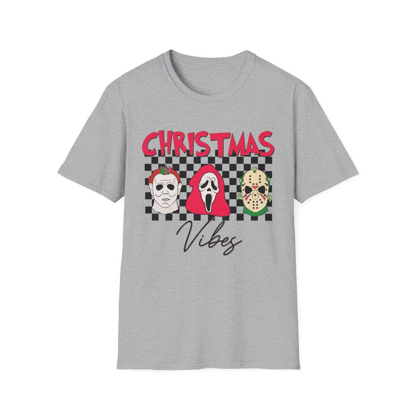 Horror Christmas Vibes - Unisex Softstyle T-Shirt