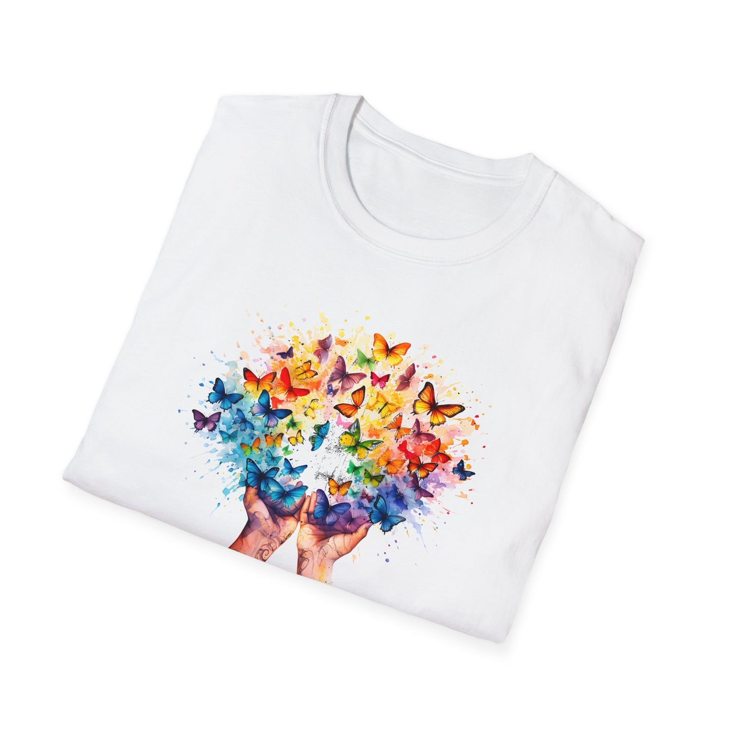 Let Go Butterflies - Unisex Softstyle T-Shirt