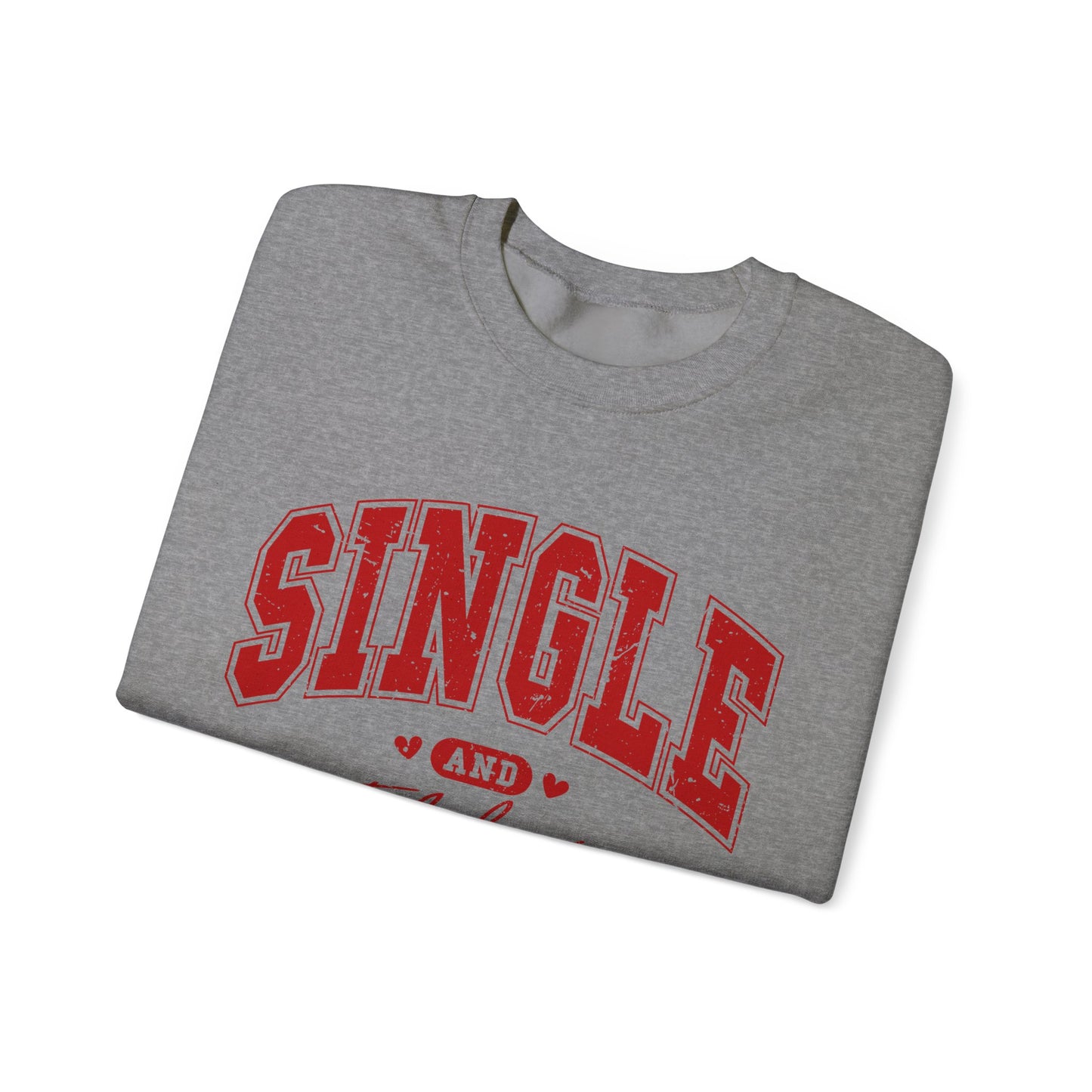Single and Fabulous - Unisex Heavy Blend™ Crewneck Sweatshirt