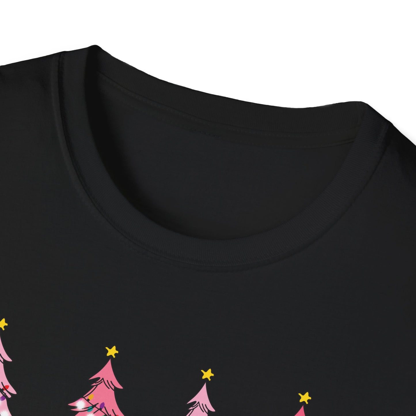 Merry & Bright Pink - Unisex Softstyle T-Shirt