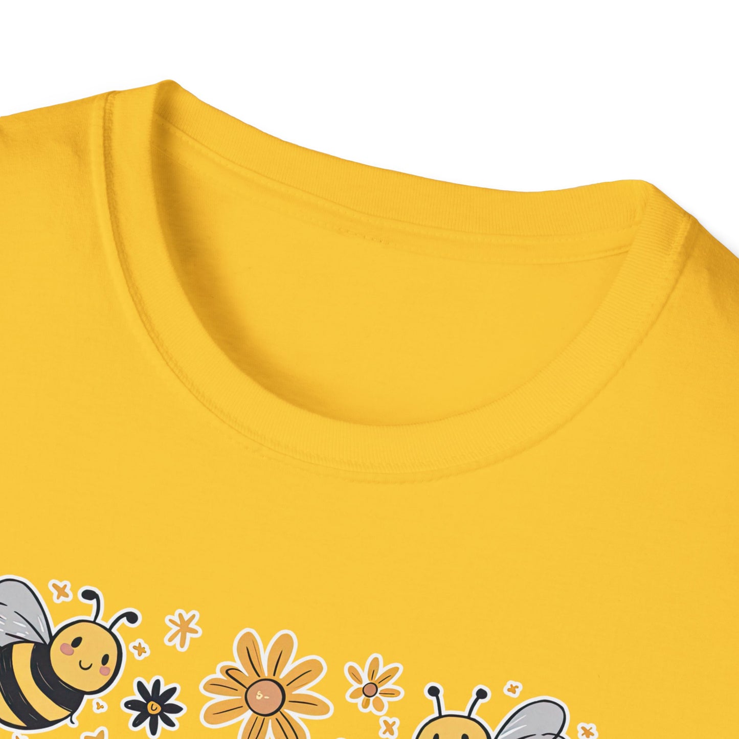 Bee Kind, Sweet, Happy - Unisex Softstyle T-Shirt