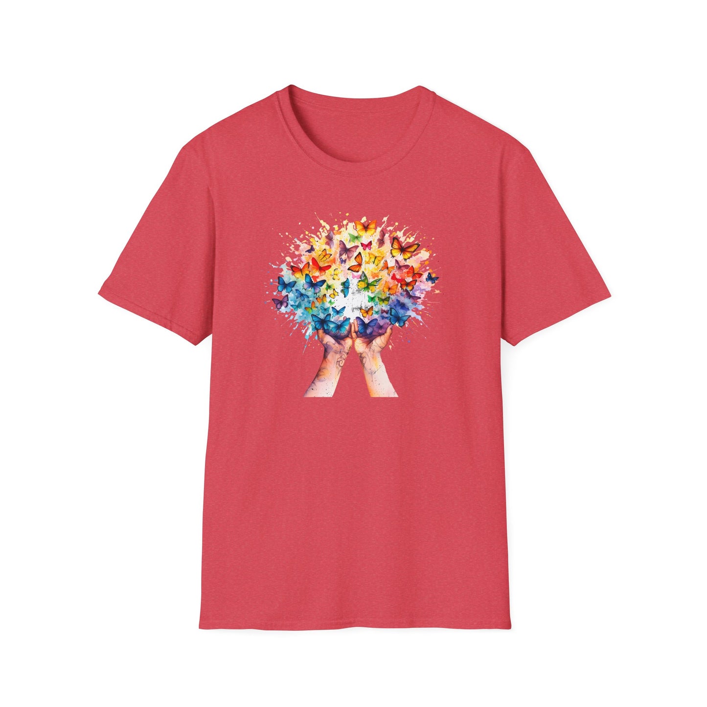 Let Go Butterflies - Unisex Softstyle T-Shirt