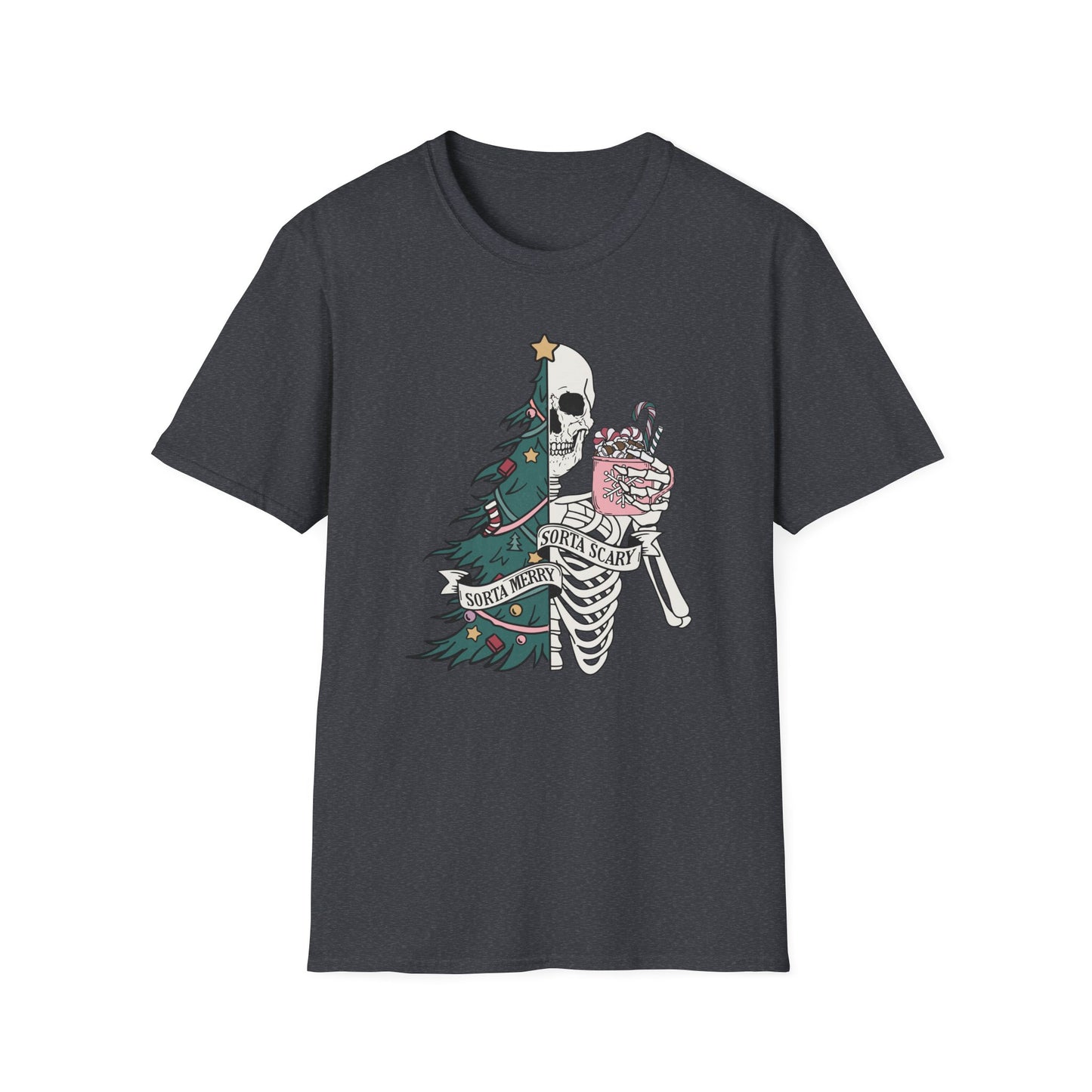 Sorta Merry Sorta Scary - Unisex Softstyle T-Shirt