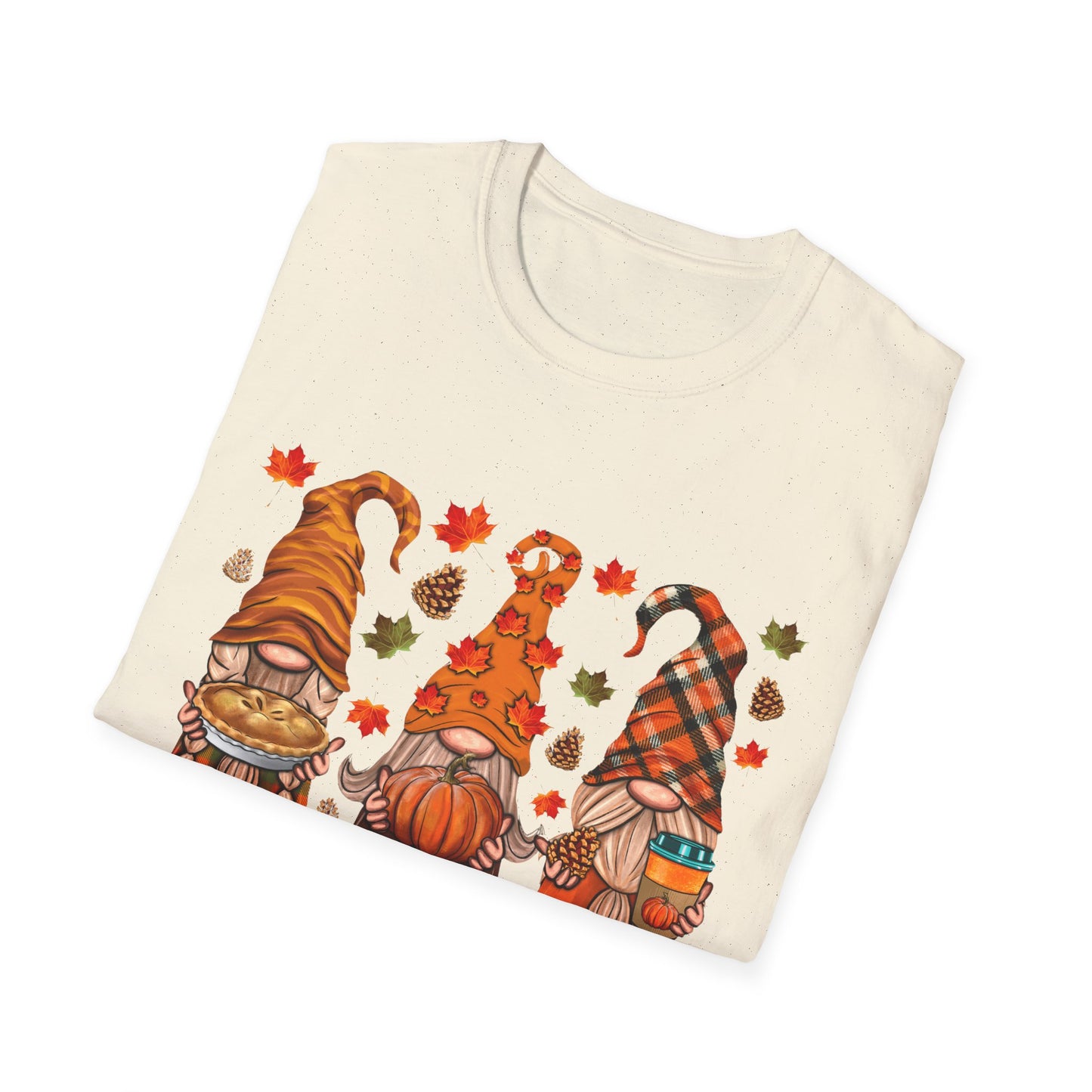 Thanksgiving Gnomes - Unisex Softstyle T-Shirt