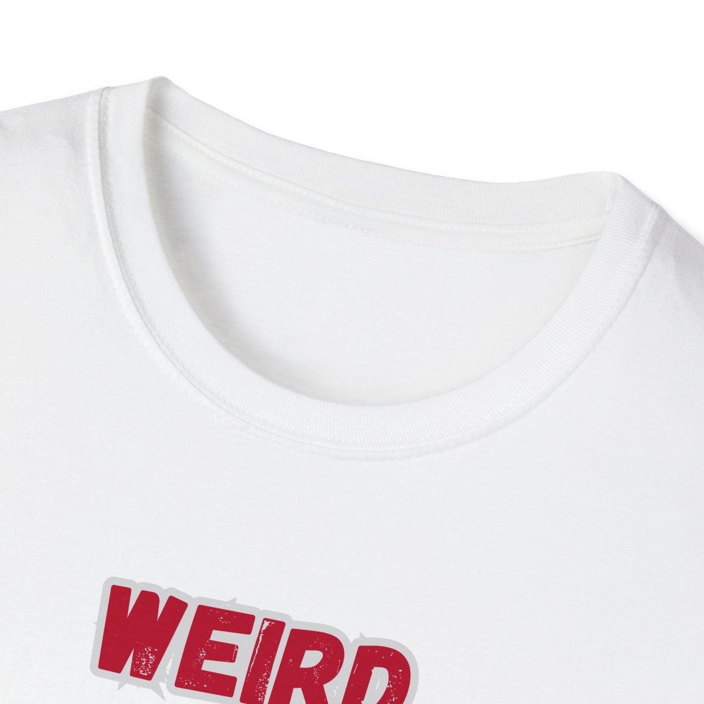 Weird Teacher Build Character - Unisex Softstyle T-Shirt